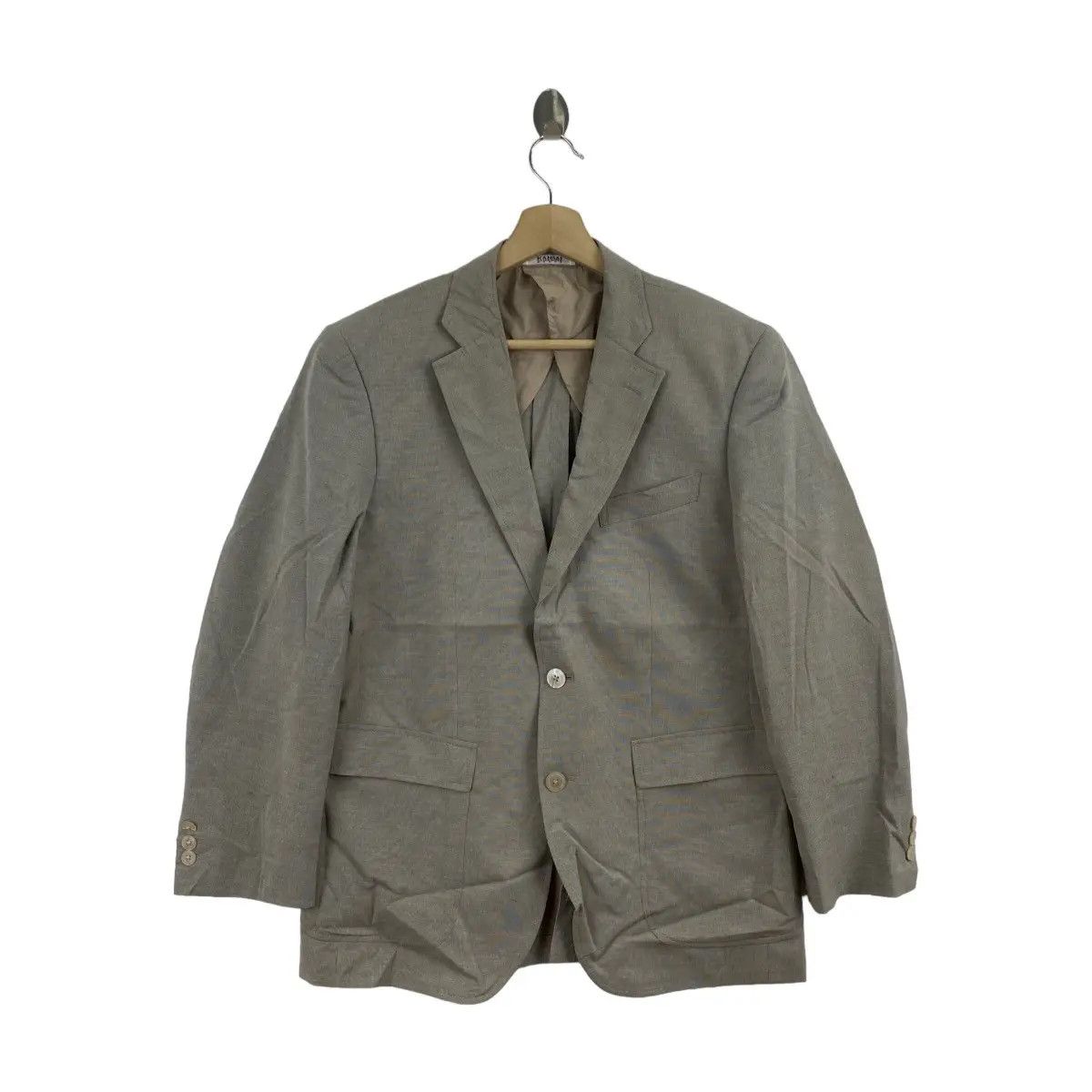 Kansai Yamamoto Vtg KANSAI YAMAMOTO HOMME Collection Blazer 2 Button Sport Size 38R - 1 Thumbnail