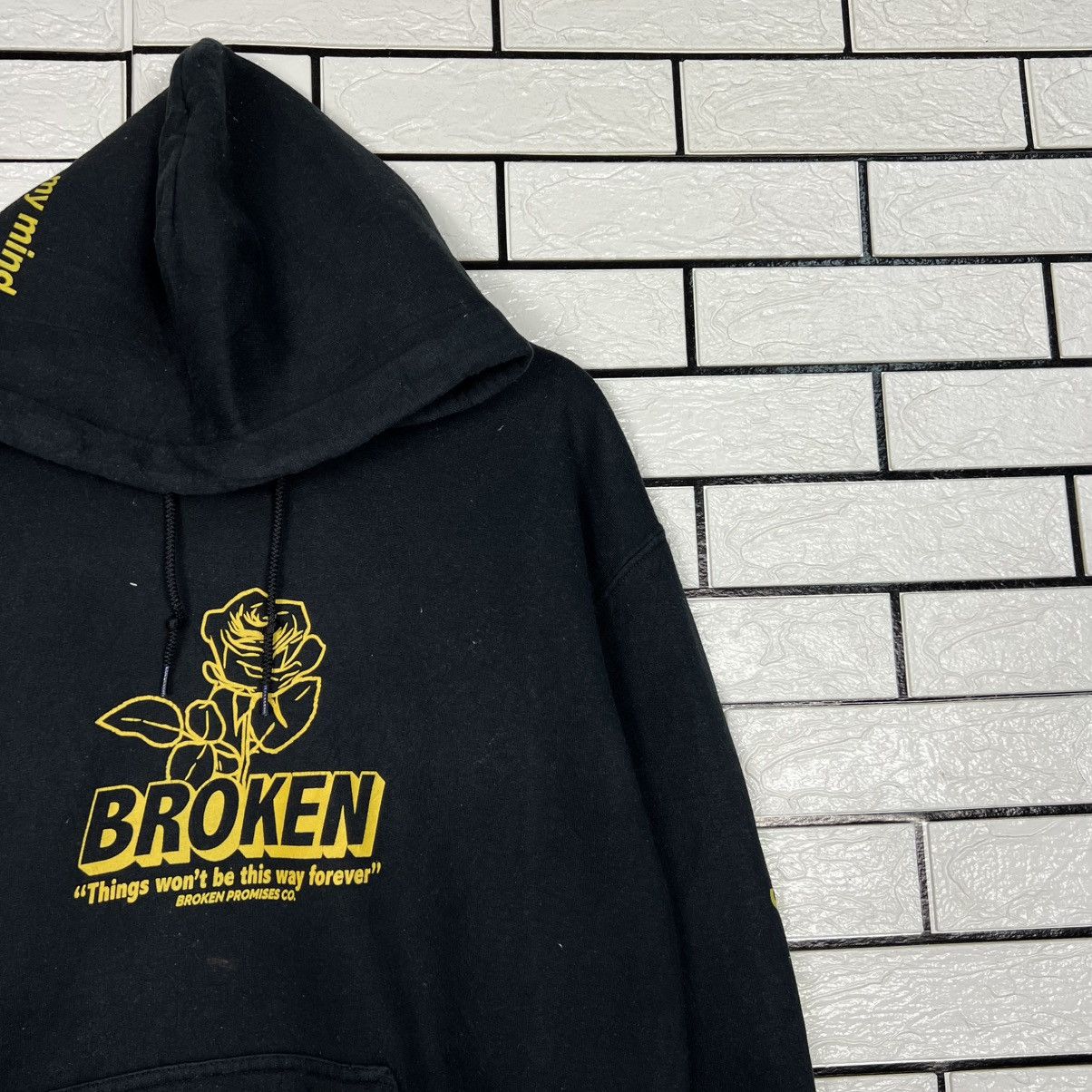 Broken Promises Co. BROKEN PROMISES Rose Big Logo Pullover Hoodies #4188-C191 Size US M / EU 48-50 / 2 - 4 Thumbnail