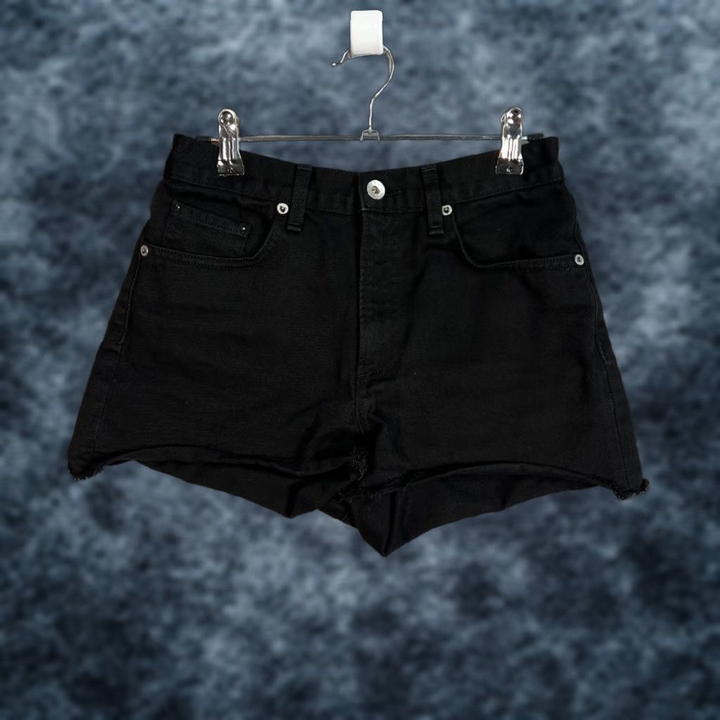 Rag & Bone Rag & Bone Womens Shorts Size 25 Black Denim Cutoff Size 42" / US 20 - 1 Thumbnail