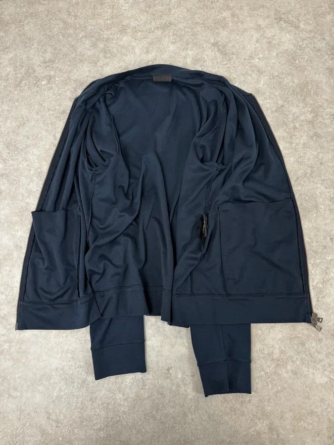 Prada 2000s Prada Navy Zip-up Sweater Size US M / EU 48-50 / 2 - 7 Thumbnail