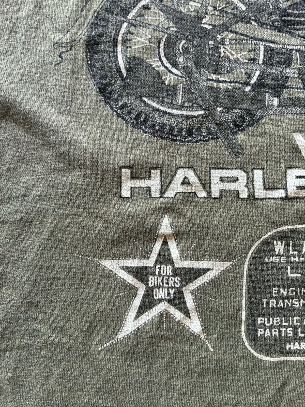 Harley Davidson Vintage 1980’s Harley Davidson War tee shirt Size US L / EU 52-54 / 3 - 4 Thumbnail