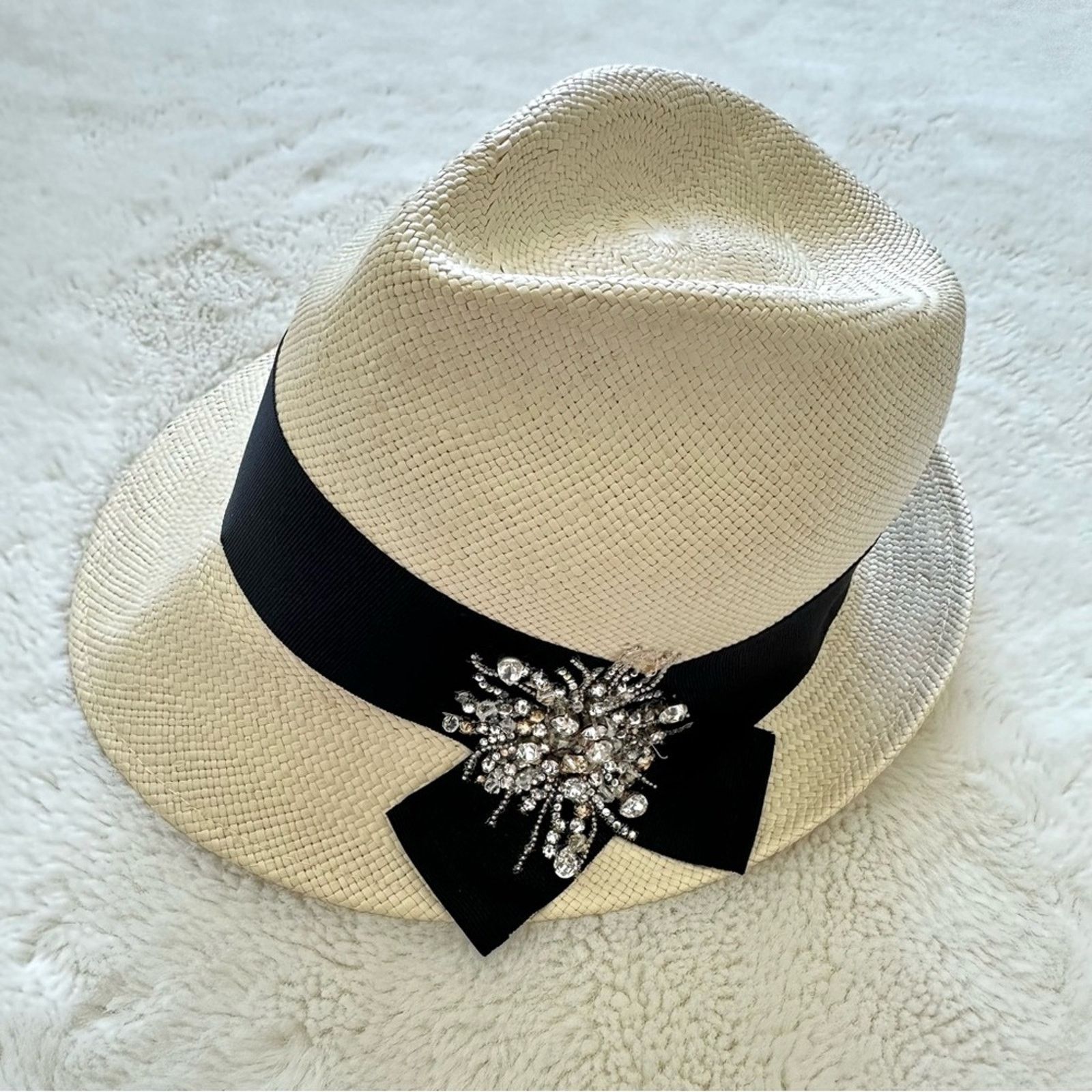 Brunello Cucinelli NEW!!! Brunello Cucinelli Fedora Hat with Brooch $1795 Size ONE SIZE - 1 Thumbnail