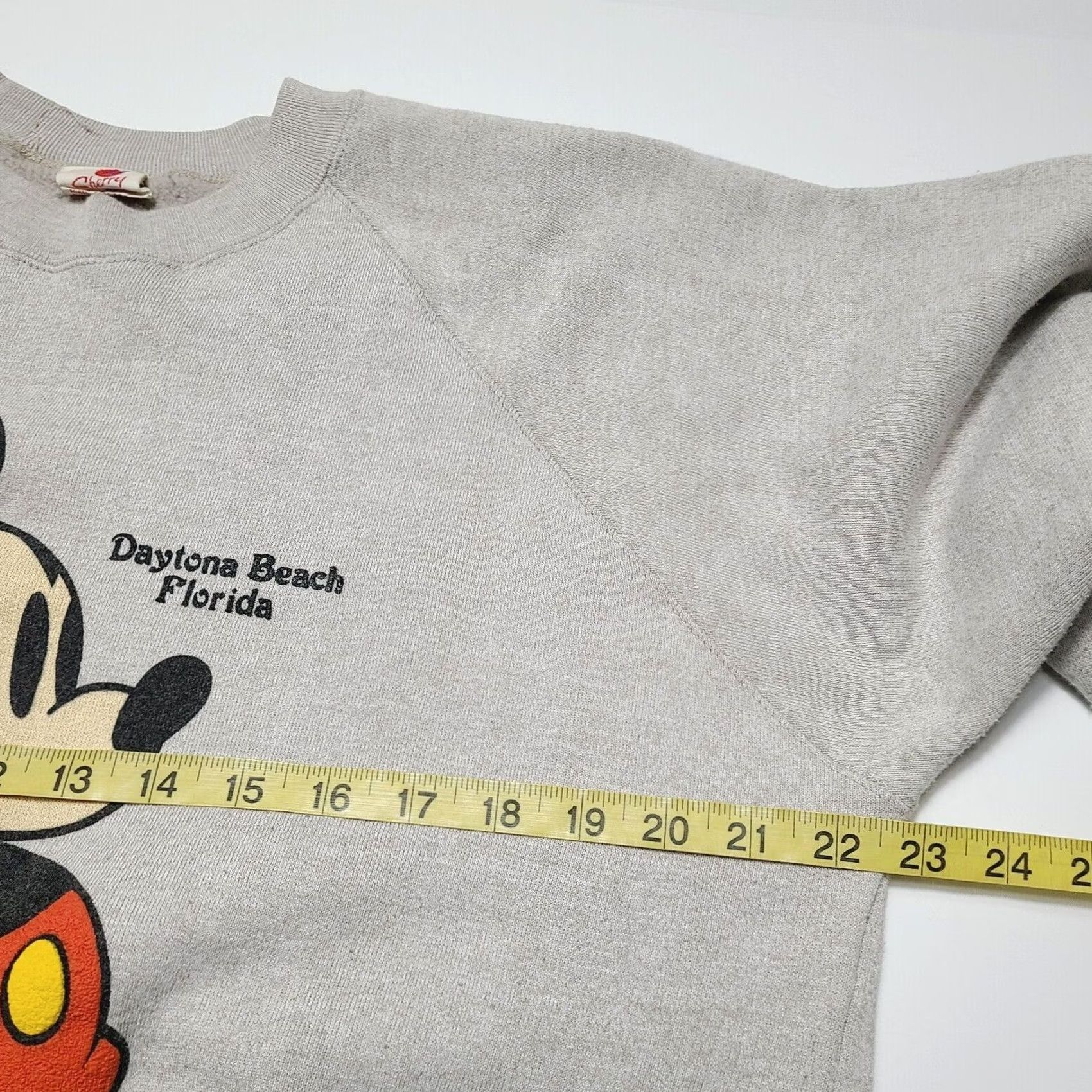Disney VINTAGE Disney Mickey Mouse Puff Print Graphic Sweatshirt Women’s XL 90s Sherry Gray Crew Neck Sweatshirt Womens Size XL / US 12-14 / IT 48-50 - 5 Thumbnail