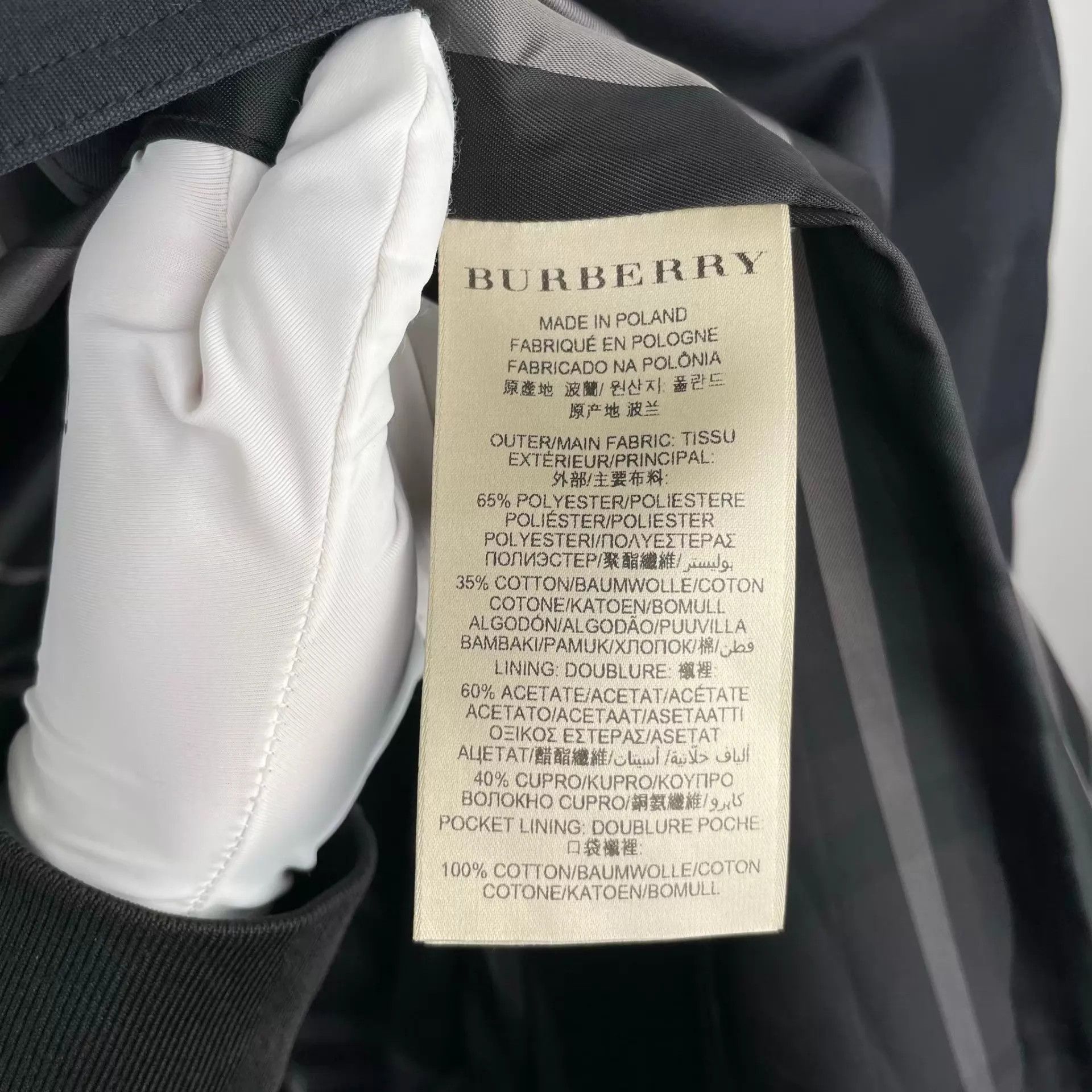 Burberry Burberry Black Trench Coat 175 size with belt Size XS / US 0-2 / IT 36-38 - 4 Thumbnail