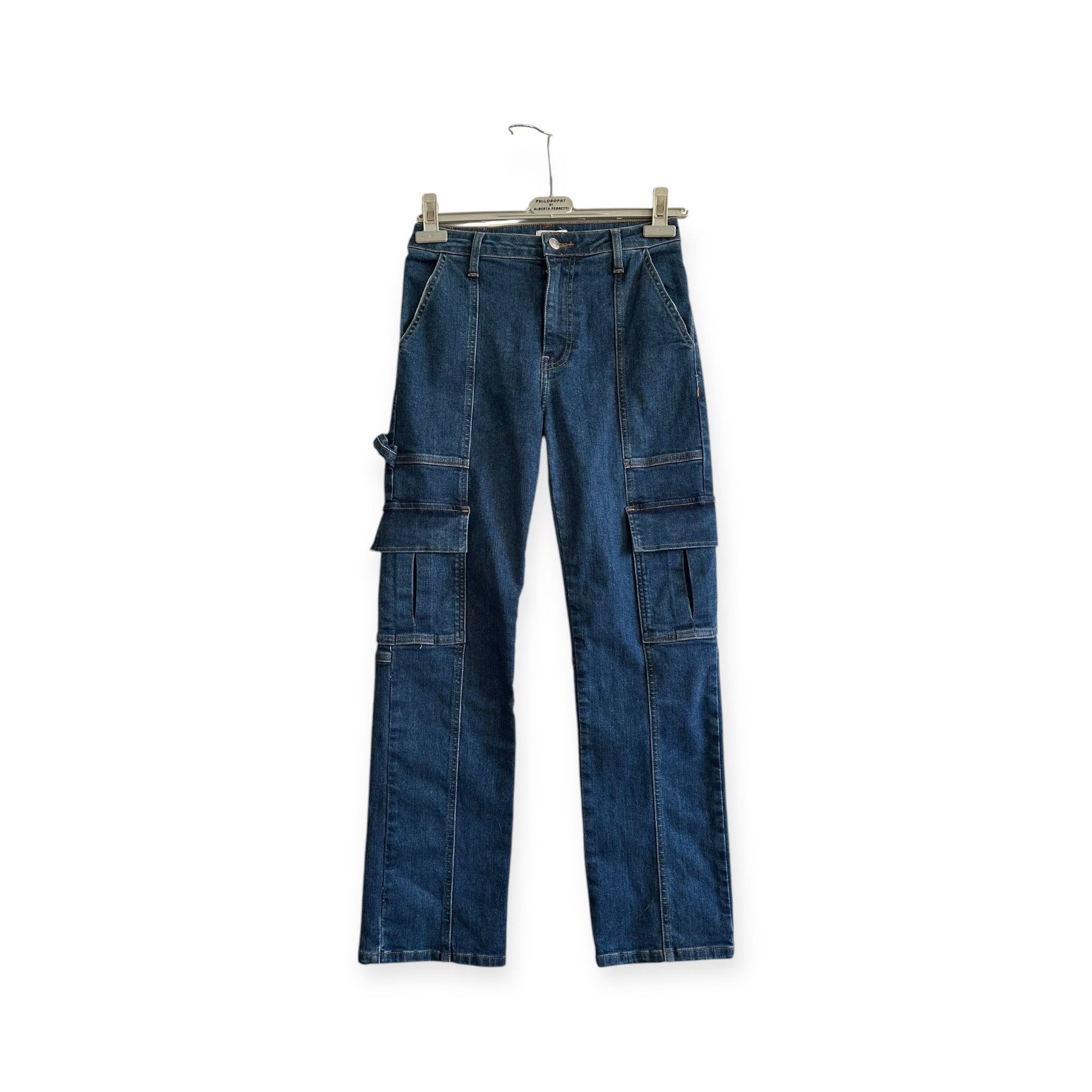Simkhai Simkhai Blue Damen Farbe Denim Cotton Jeans, Size 26, New wi Size 25" / US 0 / IT 36 - 1 Thumbnail