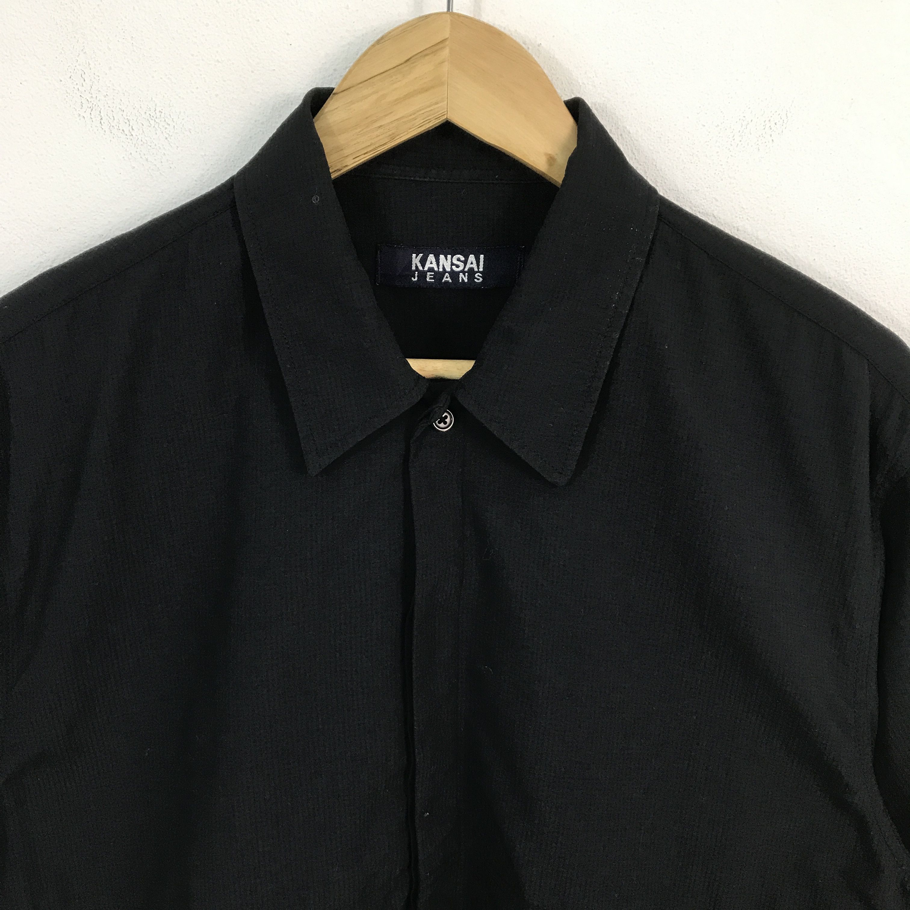 Japanese Brand × Kansai Yamamoto Kansai jeans Kansai Yamamoto button up shirts Size US L / EU 52-54 / 3 - 3 Thumbnail