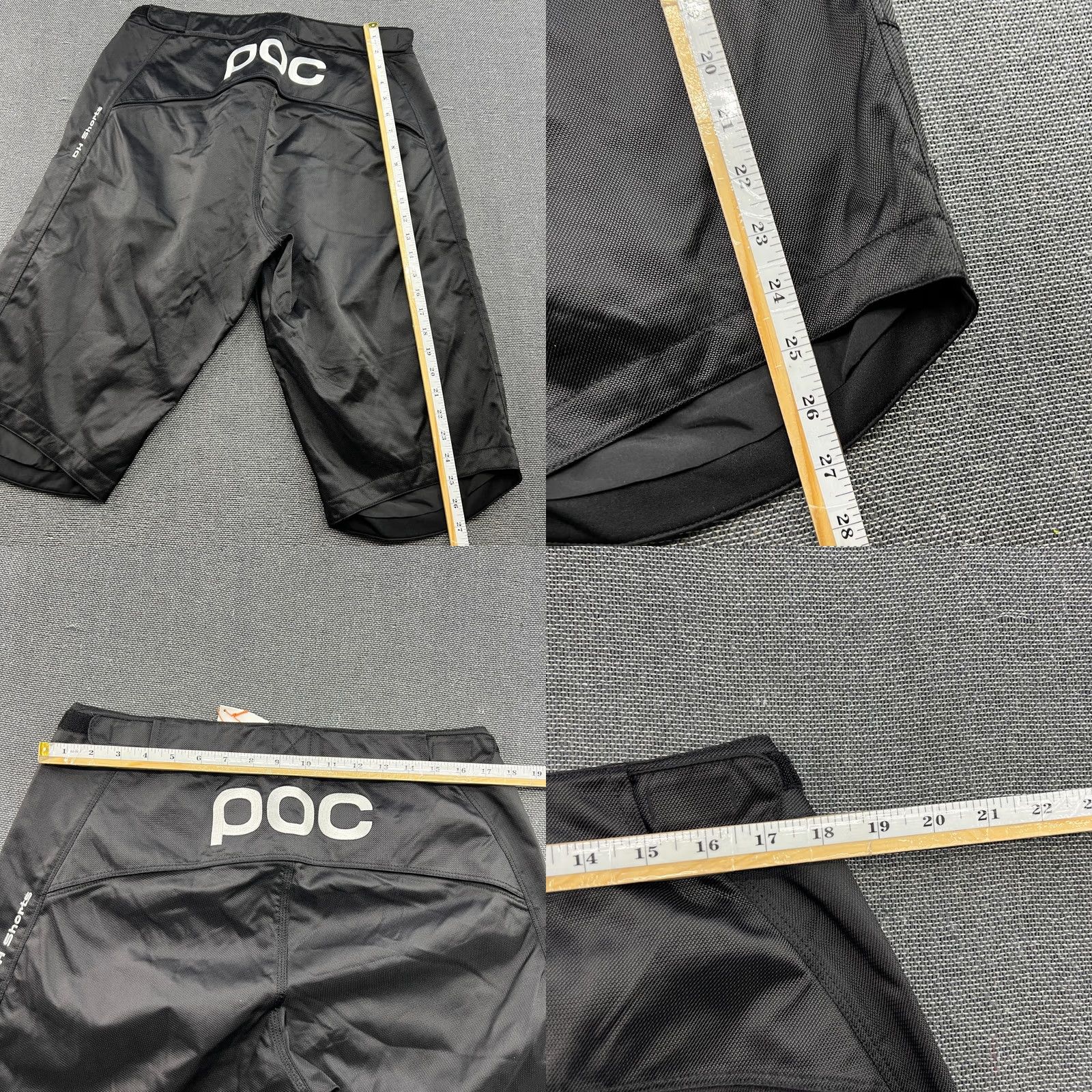 Vintage POC DH Shorts Mens 34 Uranium Black MTB Cycling Enduro Athletic Quick Dry Water Resistant Sportswear Regular Size/Casual Mens Size US 34 / EU 50 - 8 Thumbnail