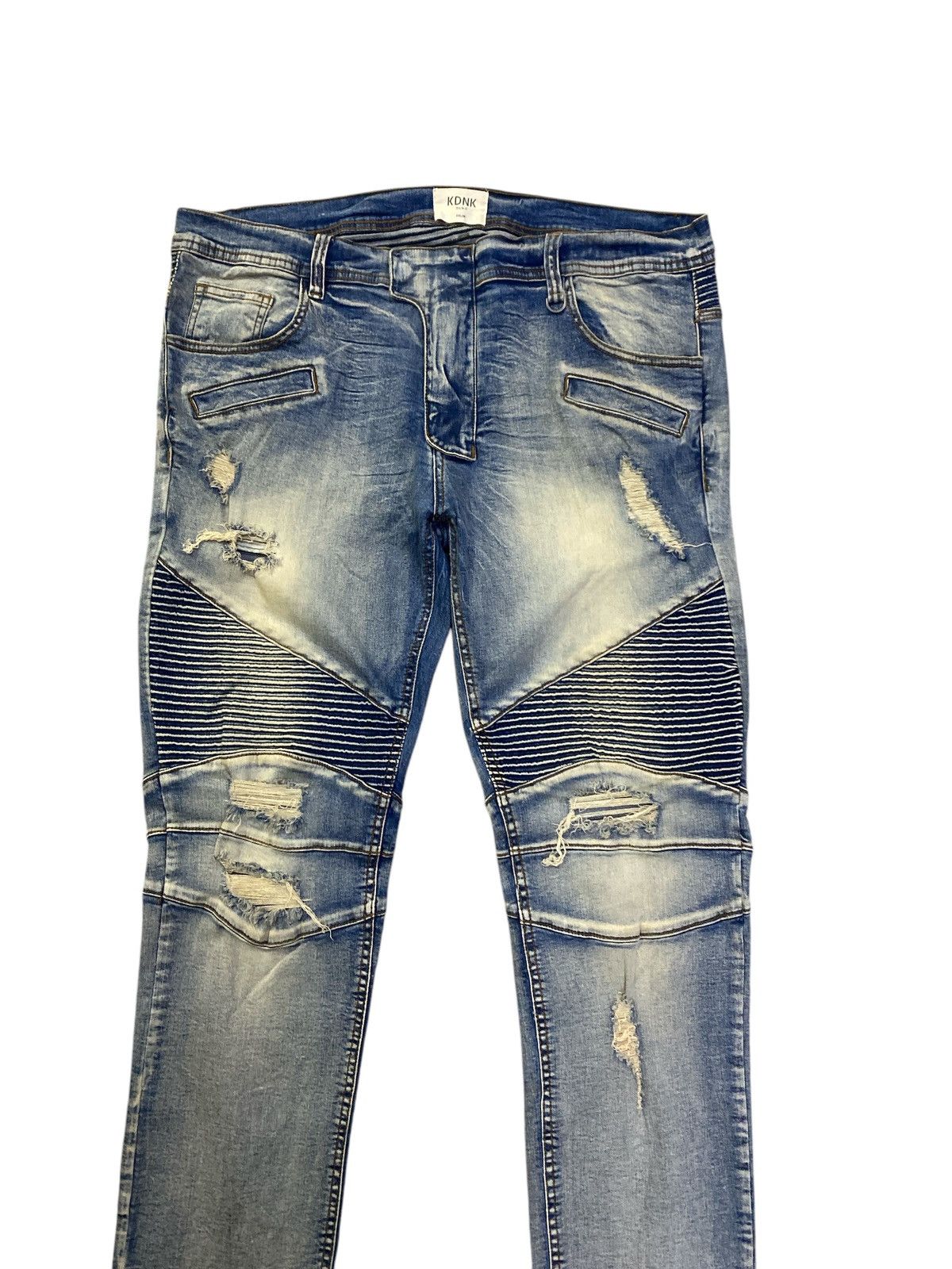 Designer Rare 11 4 14 11 Biker Denim Distressed Size US 38 / EU 54 - 2 Thumbnail