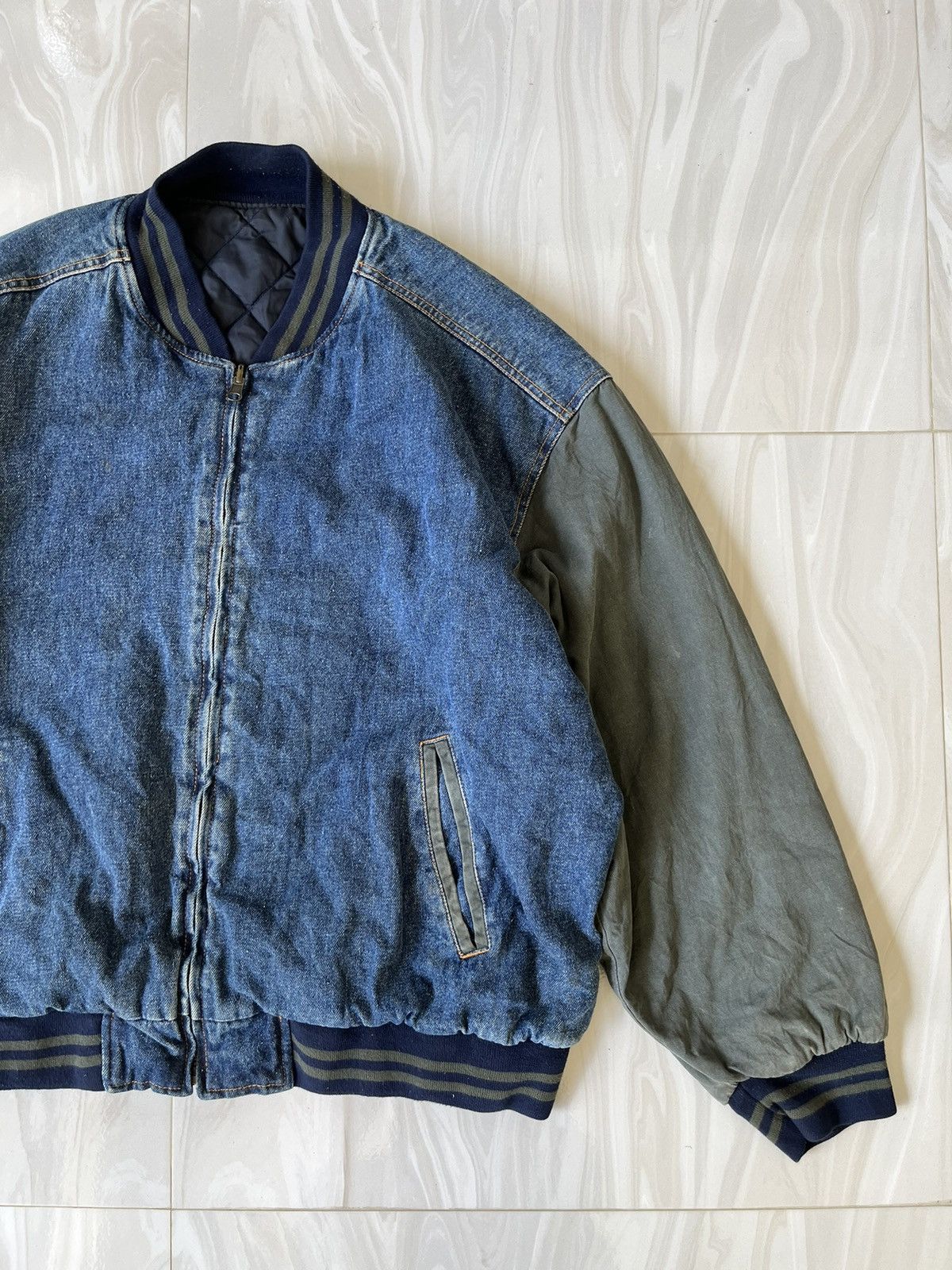 Faded Glory × Japanese Brand Faded glory reversible bomber jacket Size US XL / EU 56 / 4 - 3 Thumbnail