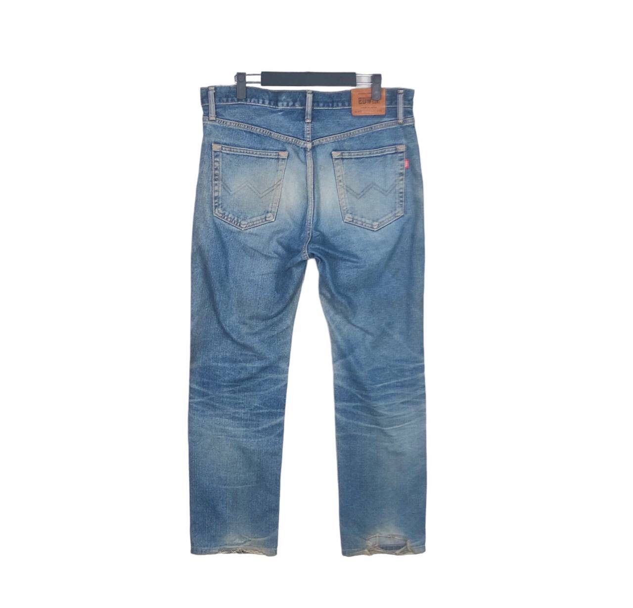 Edwin Vintage 90s Edwin Distressed Denim Jeans Pants Size US 36 / EU 52 - 2 Thumbnail