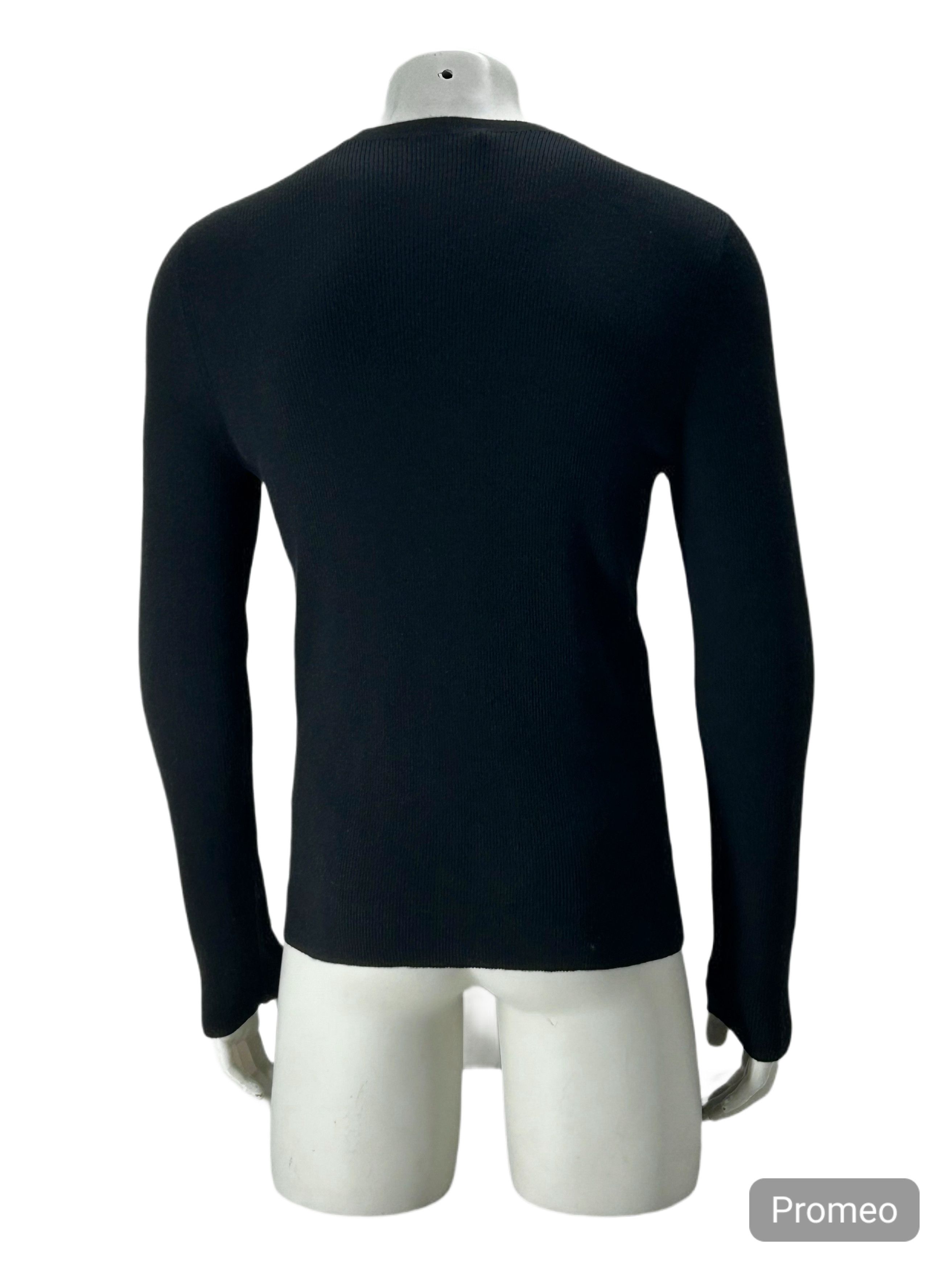 Gucci Gucci Black Long Sleeve Crew Neck T-Shirt Size US XL / EU 56 / 4 - 3 Thumbnail