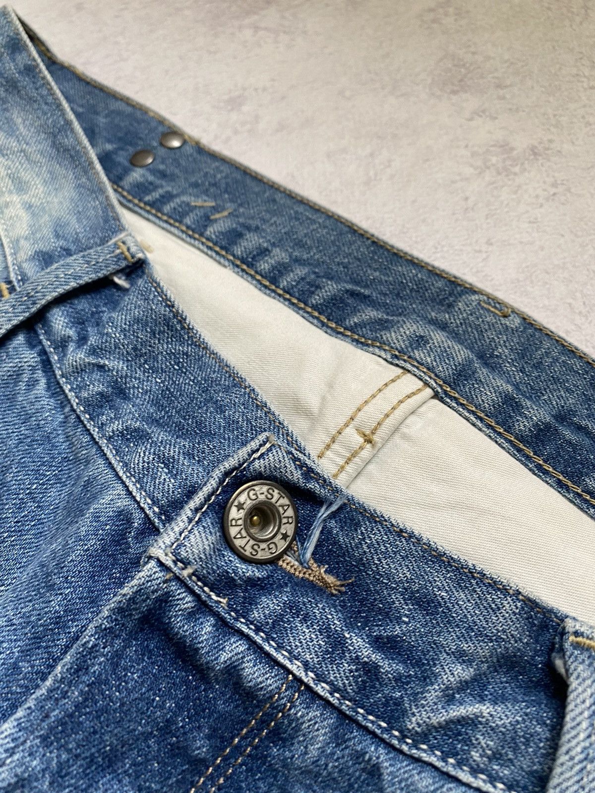 G-Star G Star Raw Denim Vintage Men’s Blue Faded Pants Size 36 Size US 36 / EU 52 - 10 Thumbnail