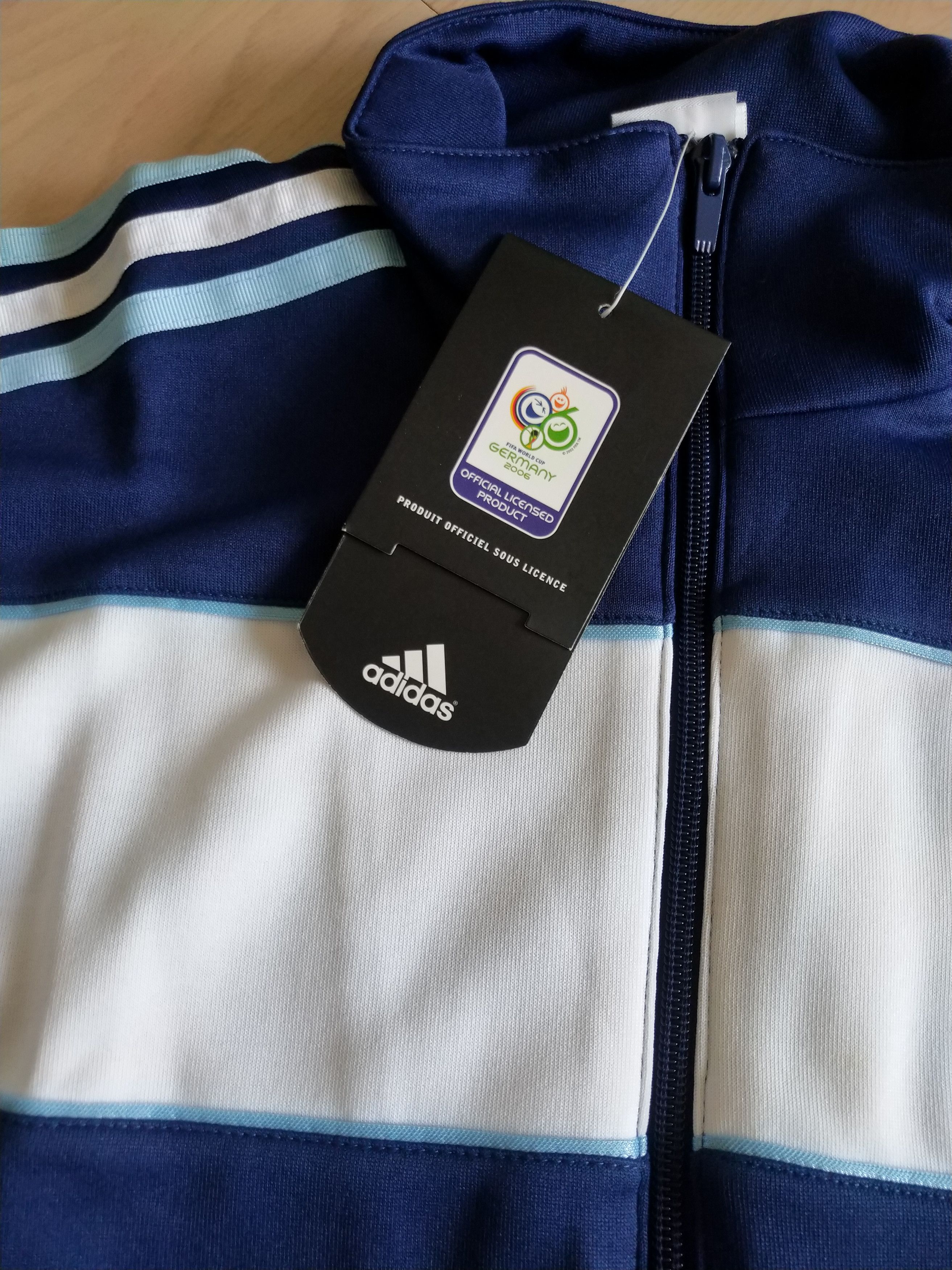 Adidas NWT 2006 Adidas Argentina Football Team Track Jacket y2k Size US M / EU 48-50 / 2 - 9 Thumbnail