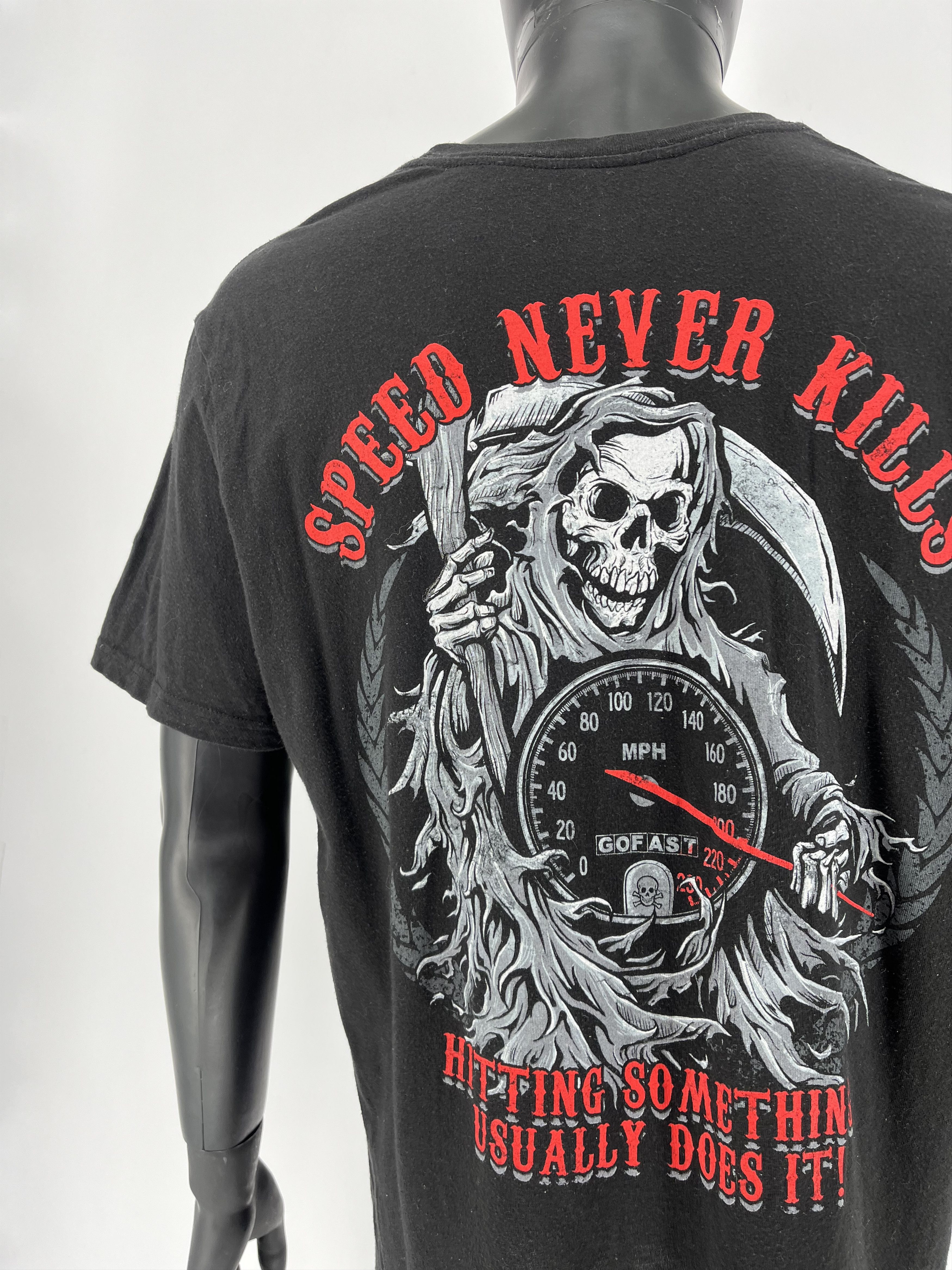 Harley Davidson Lethal Threat MOTORGEAR Skull Motorcycle Biker Speed Doesn’t Size US XL / EU 56 / 4 - 12 Thumbnail