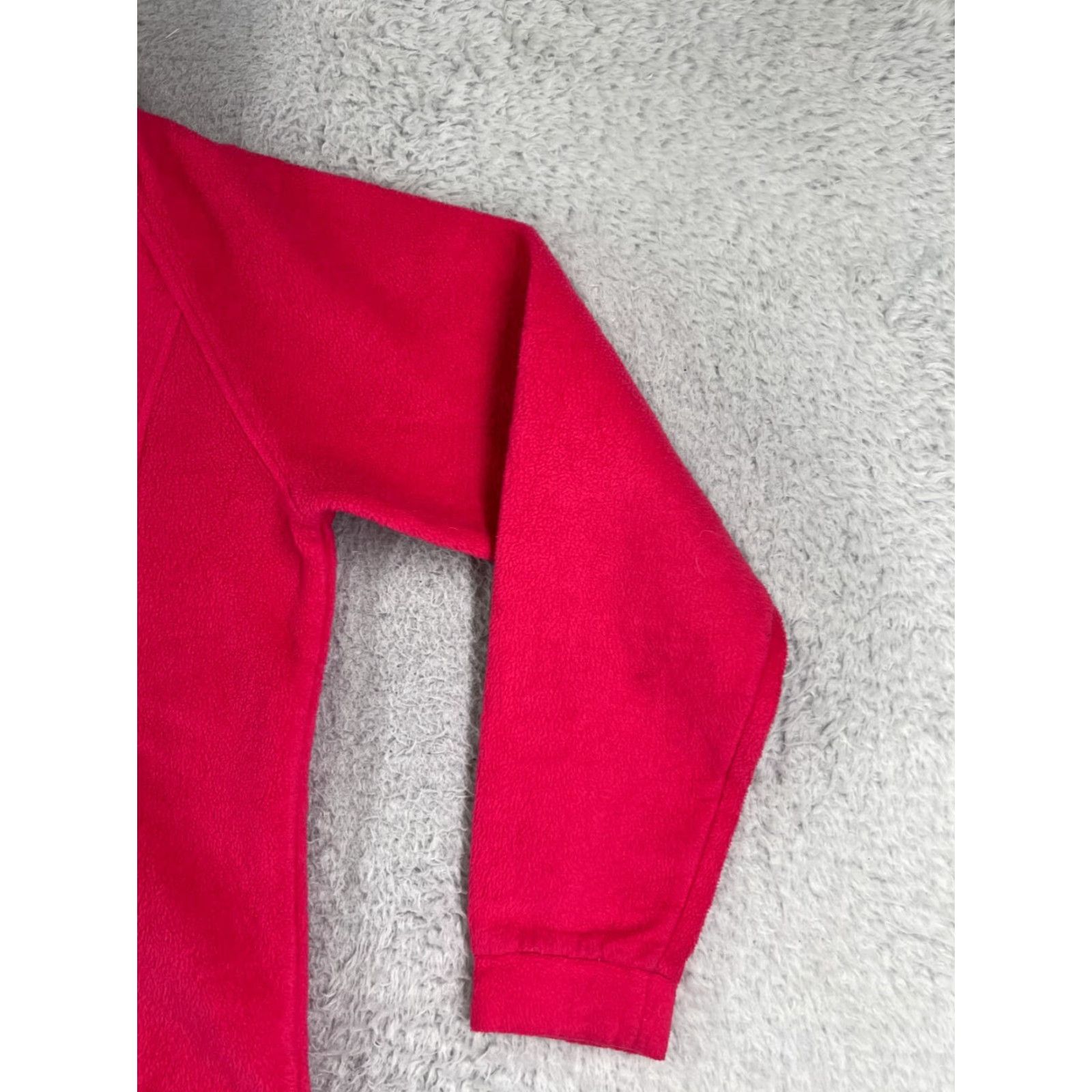 Pinko Columbia Jacket Girls Large Pink Full Zip Mock Neck Polyester Fleece Hiking Gorp Size L / US 10 / IT 46 - 5 Thumbnail