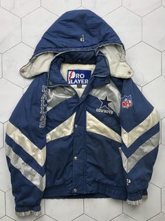 Dallas Cowboys Jacket 90s Pro Line Football Hoodie NFL Hooded 