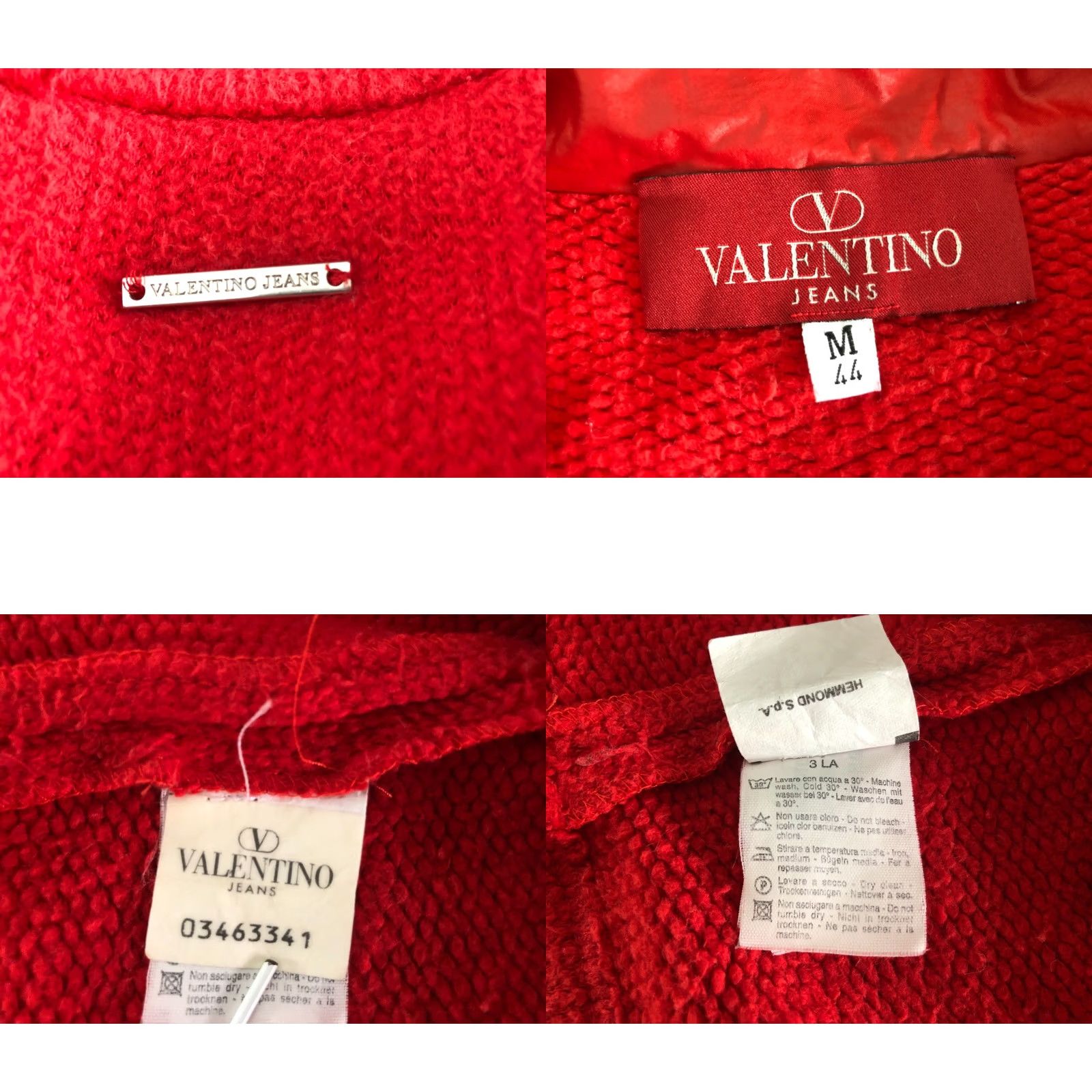 Valentino Valentino Jeans Womens Half Zip Top Size 44 Red Cotton - US Buyer Note - Free Shipping & Customs Size M / US 6-8 / IT 42-44 - 8 Thumbnail