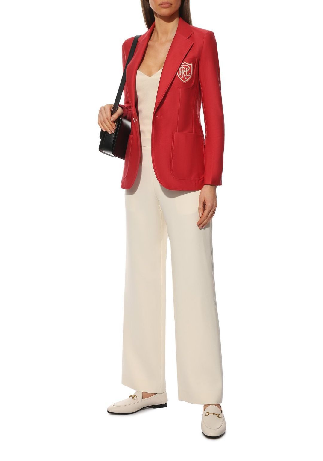 Polo Ralph Lauren Polo Ralph Lauren Womens Logo Double Red Blazer Sz 2 Size XS / US 0-2 / IT 36-38 - 4 Thumbnail