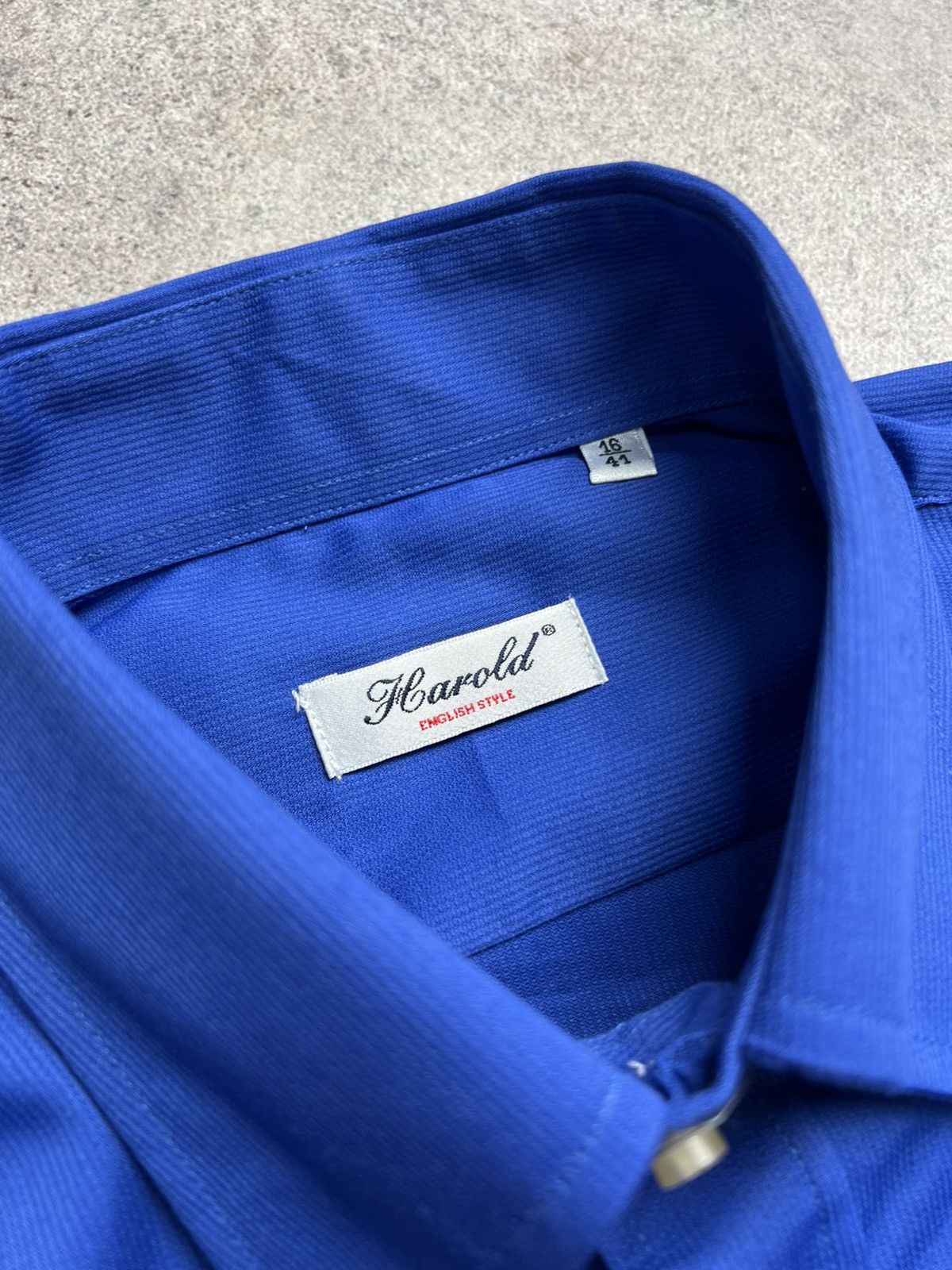 Other Harold English style navy shirt Size US L / EU 52-54 / 3 - 7 Thumbnail