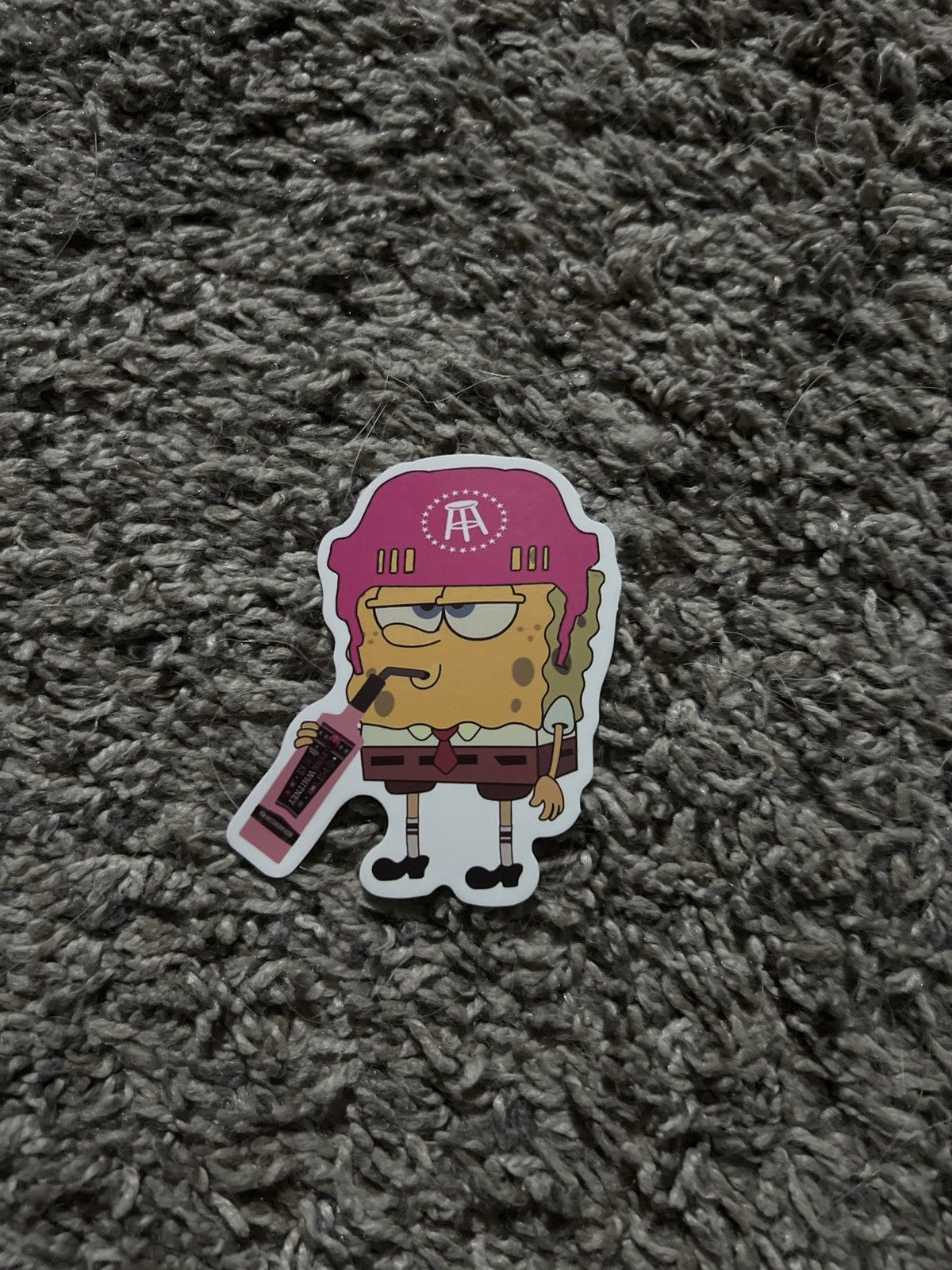 Hypebeast × Nickelodeon Nickelodeon SpongeBob SquarePants Drinking Pink Whitney Size ONE SIZE - 1 Thumbnail