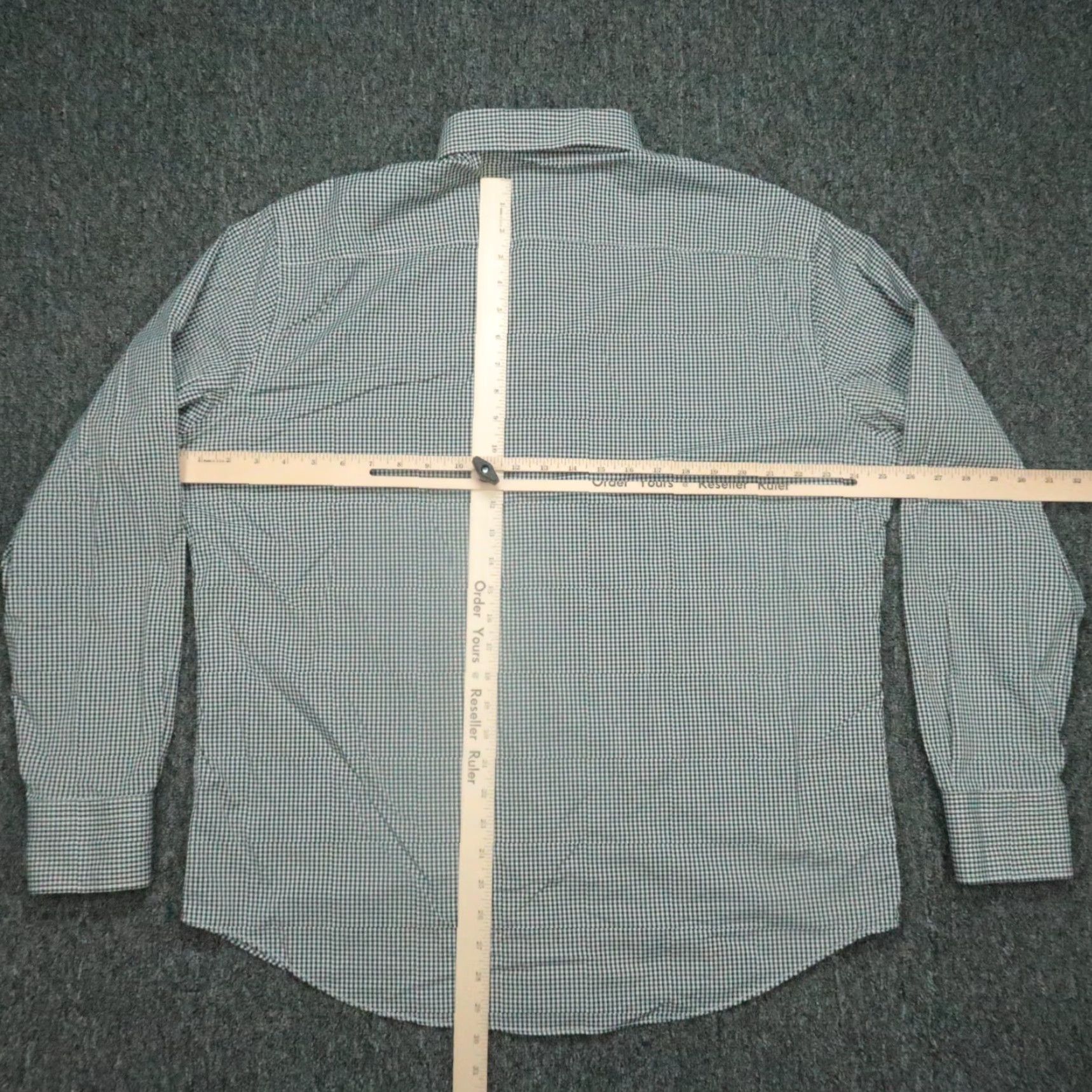Peter Millar Peter Millar Button-Up Shirt Black White Gingham Long Sleeve XL Mens Size US XL / EU 56 / 4 - 5 Thumbnail