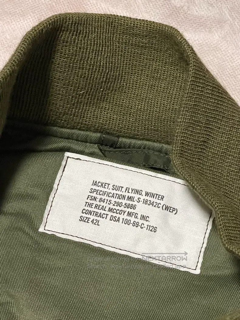 The Real McCoy's The Real McCoys Flight jacket cotton jacket Size US XL / EU 56 / 4 - 3 Thumbnail