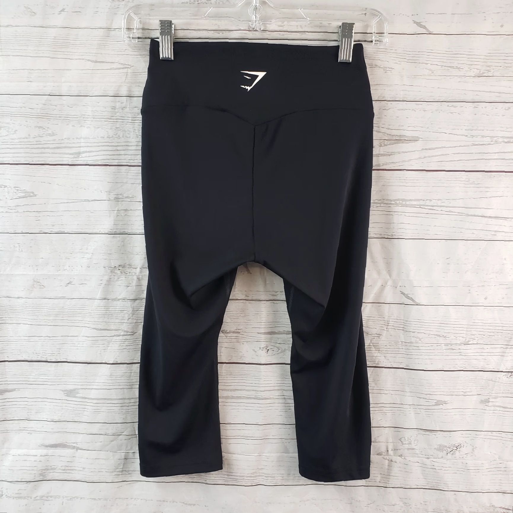 Gymshark Gymshark Leggings Capri Womens M Medium Black Capris Activewear Womens Size 32" / US 10 / IT 46 - 3 Thumbnail