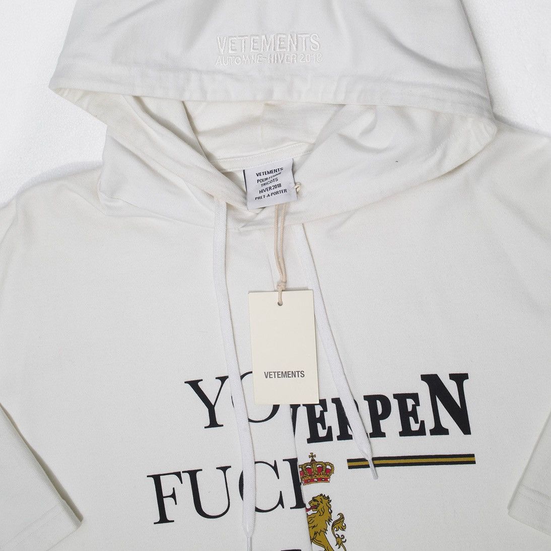 Vetements VETEMENTS FW 18 Antwerpen Hooded Tee-shirt Size US S / EU 44-46 / 1 - 2 Thumbnail