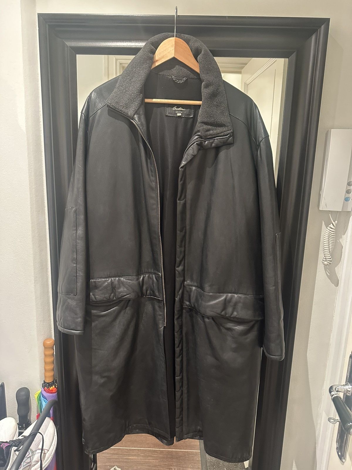 Corneliani Corneliani Leather Coat Size US M / EU 48-50 / 2 - 1 Thumbnail