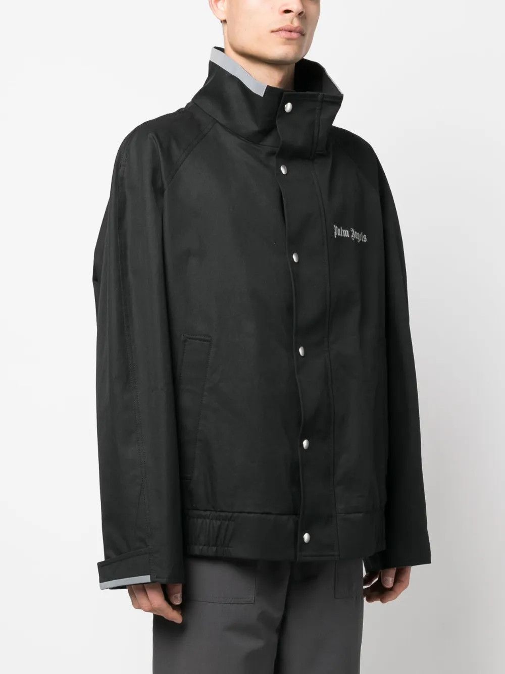 Palm Angels o1y0325 Logo Jacket in Black Size US M / EU 48-50 / 2 - 3 Thumbnail