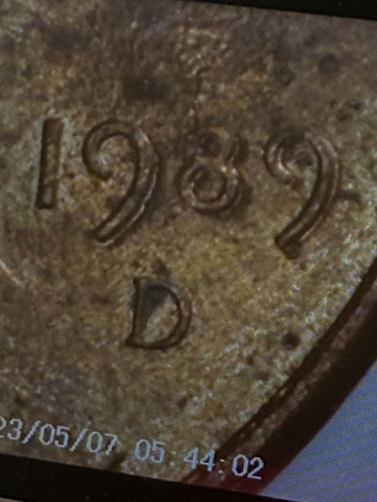 Other 1989 D Lincoln Cent Penny - Error Double Die Size ONE SIZE - 3 Thumbnail