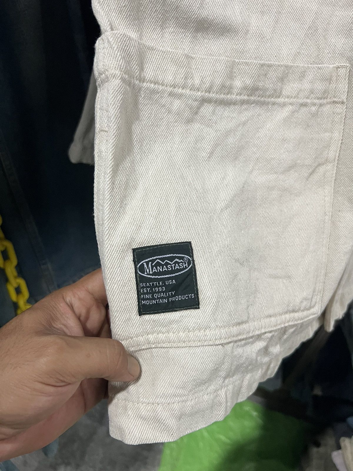 Manastash 🔥Rare Manastash Front Back Pocket Hemp Oversirts Size US L / EU 52-54 / 3 - 8 Thumbnail
