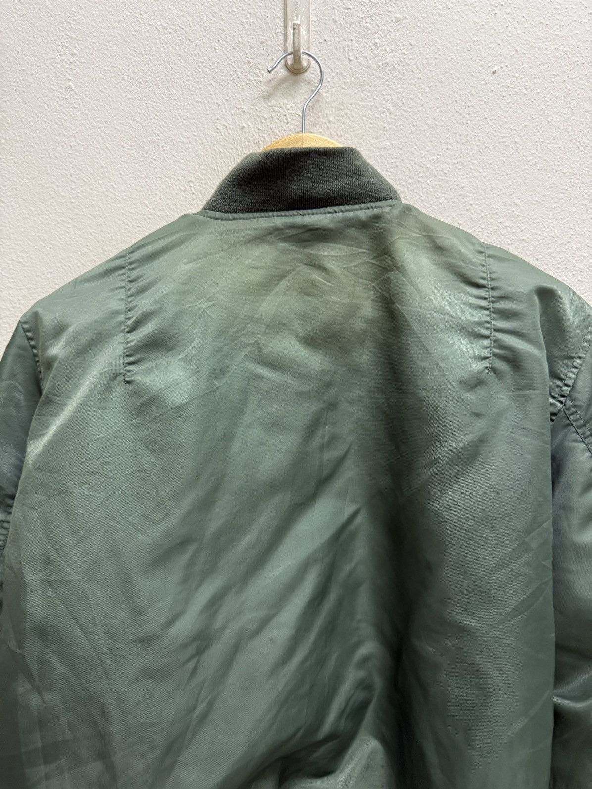 Vintage Air Force MA-1 Flight Jacket GSDF JPN patches on the sleeve Size US M / EU 48-50 / 2 - 24 Thumbnail