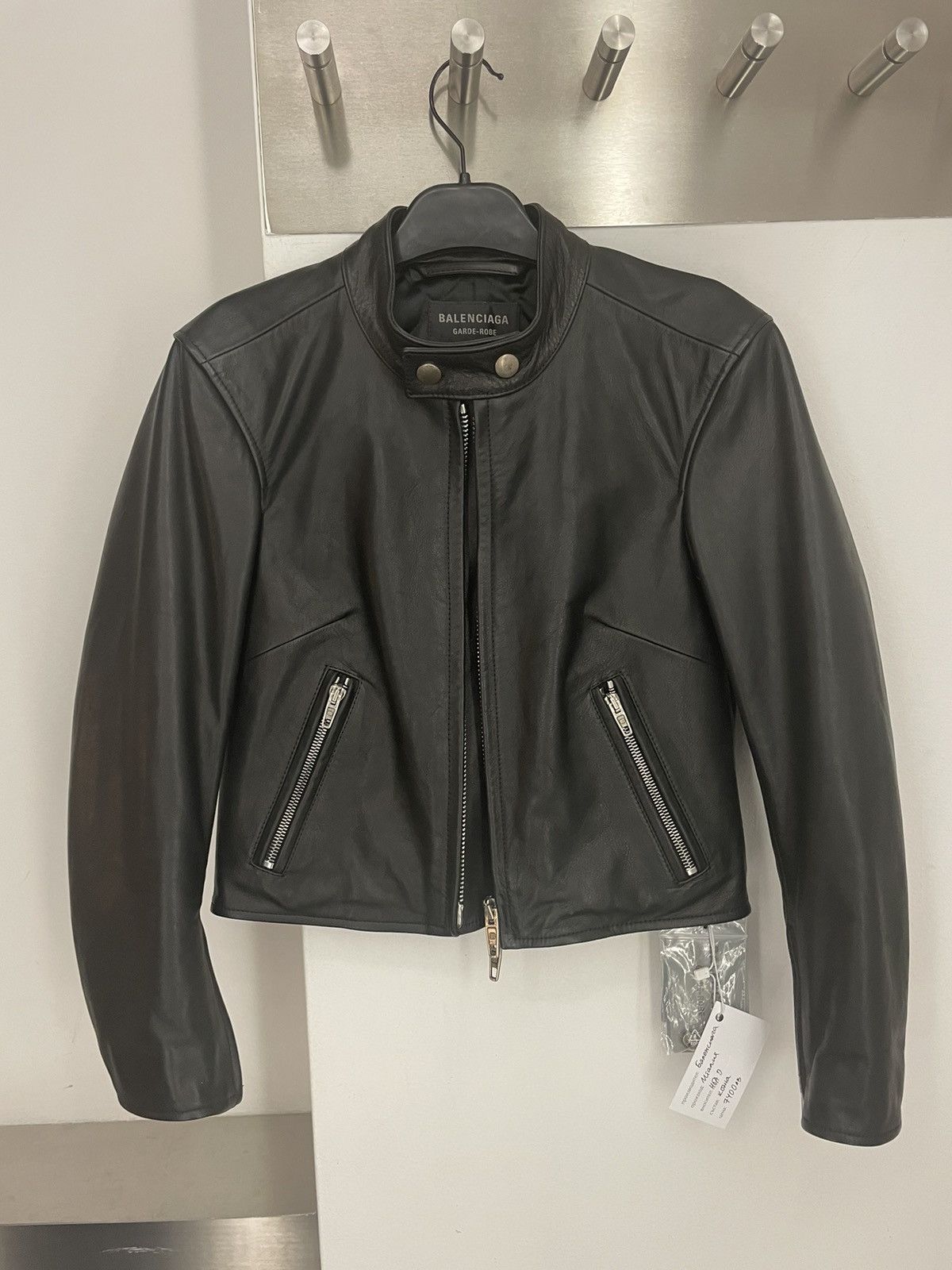 Balenciaga Racer leather jacket Size XS / US 0-2 / IT 36-38 - 1 Thumbnail
