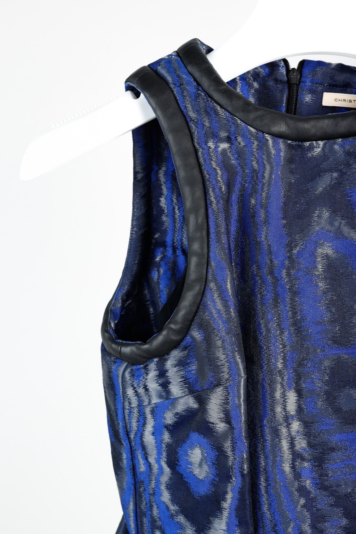 Christopher Kane Christopher Kane AW/12 Metallic Silk Jacquard Sleeveless Top Size M / US 6-8 / IT 42-44 - 5 Thumbnail