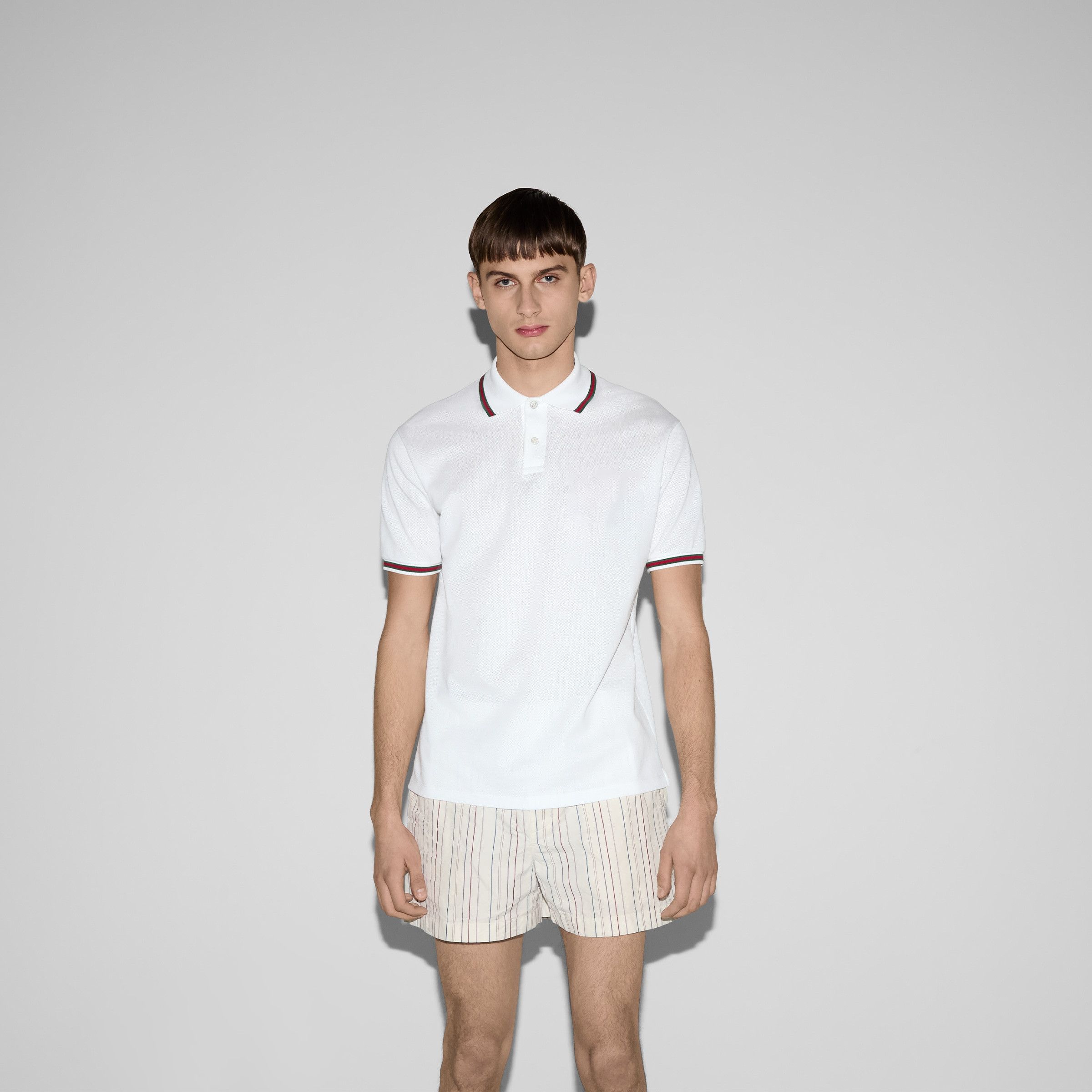 Designer Classic Polo Shirt – Timeless Short Sleeve Collared Tee Size US M / EU 48-50 / 2 - 1 Thumbnail