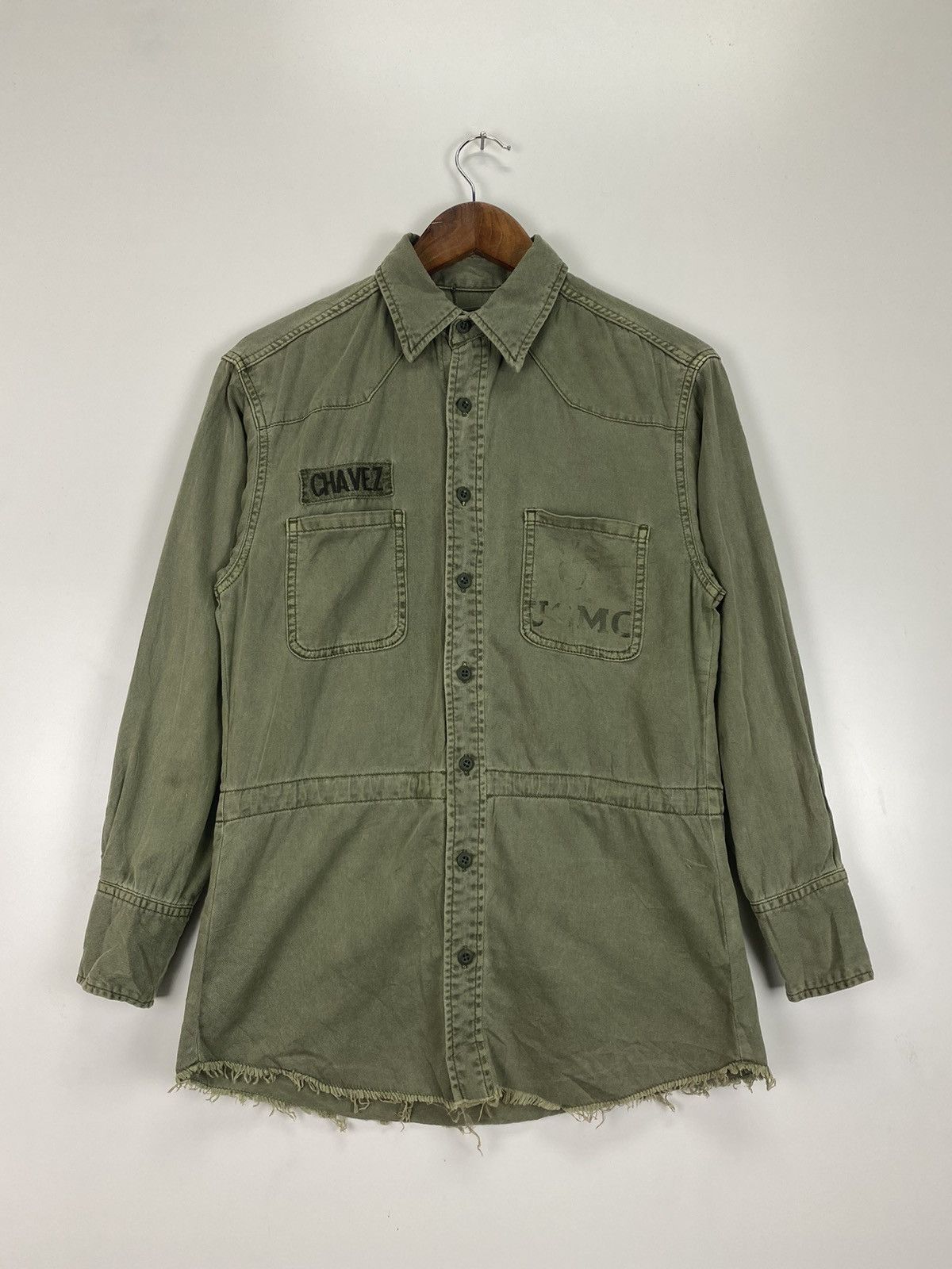 Japanese Brand Snidel USMC button ups shirt for womens Size S / US 4 / IT 40 - 2 Thumbnail