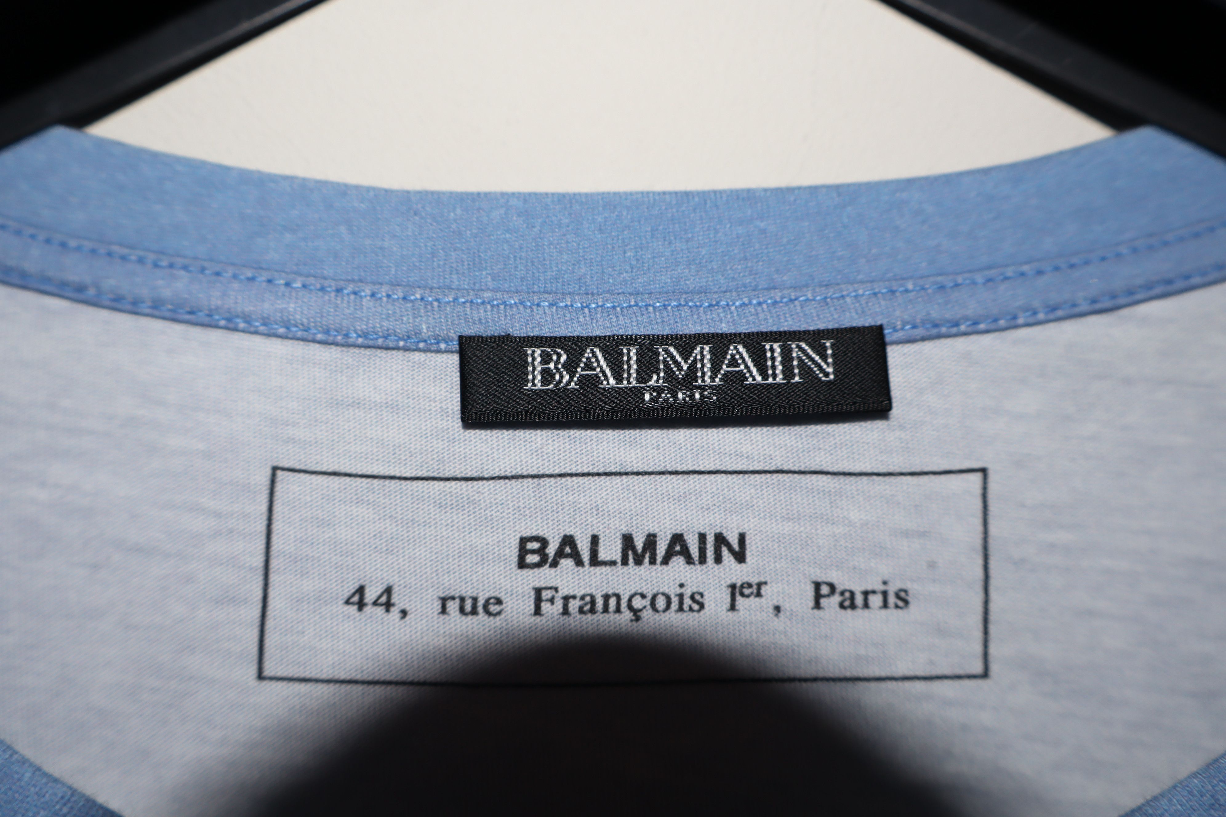 Balmain Palm print logo t-shirt Size US M / EU 48-50 / 2 - 4 Thumbnail