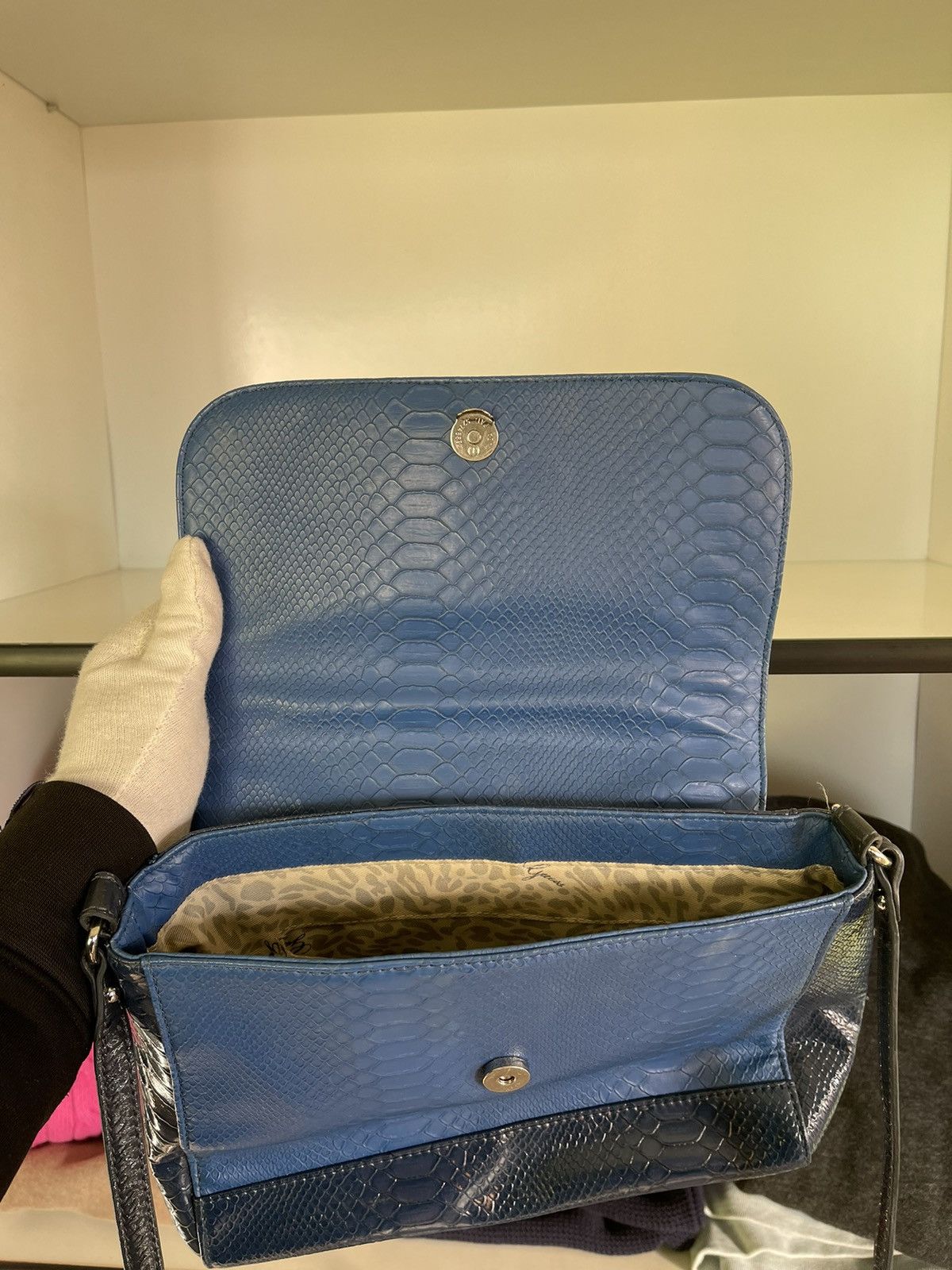 Guess × Vintage Vintage Leacher bag guess bag GGL Y2K Size ONE SIZE - 8 Thumbnail