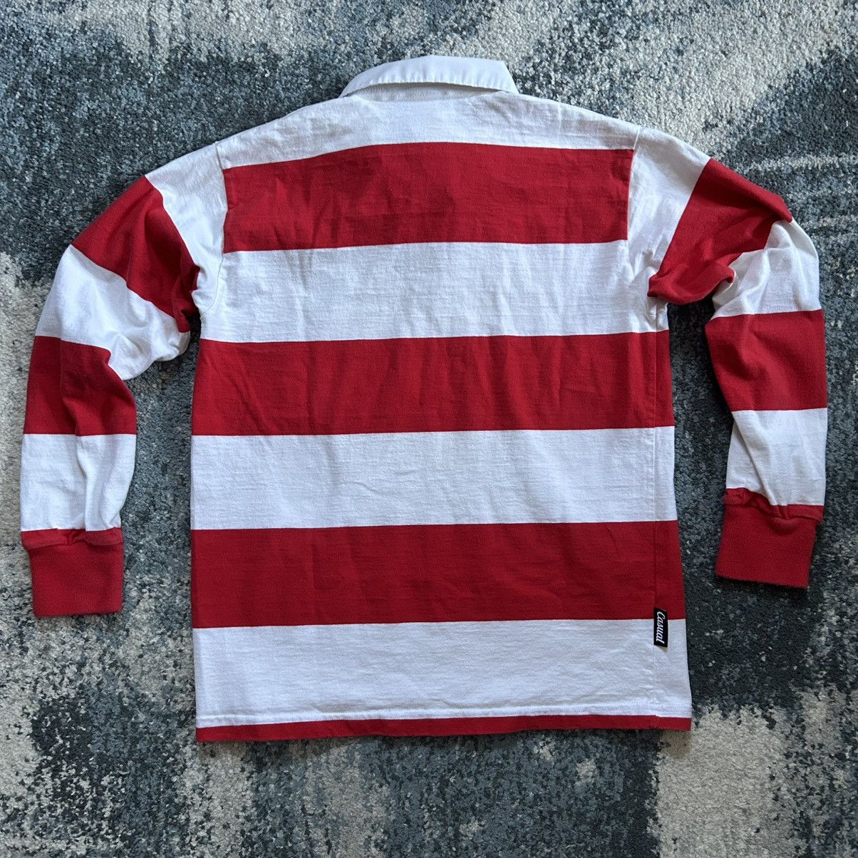 Barbarian UNiVERSiTY of NEW MEXiCO LOBOS PEPPERMiNT STRiPE RUGBY SHiRT Size US L / EU 52-54 / 3 - 7 Thumbnail