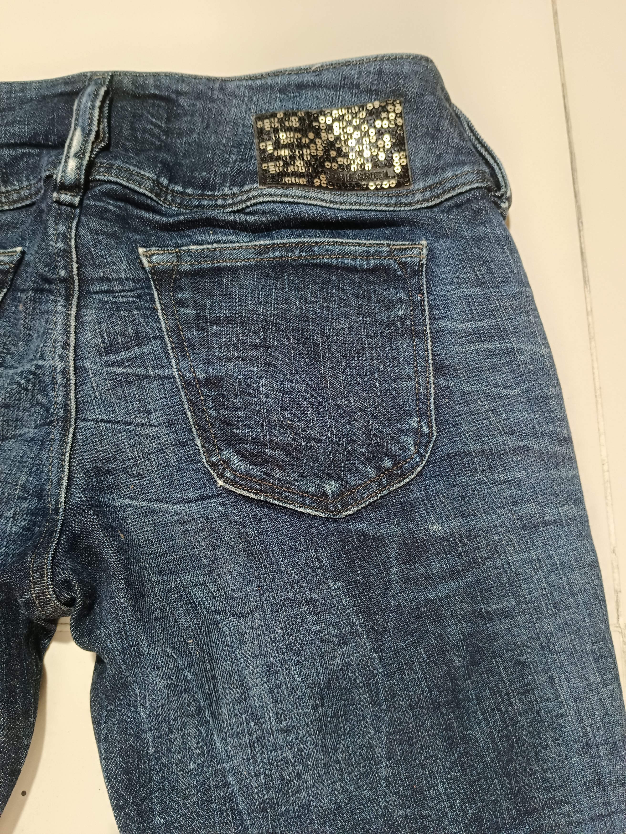 If Six Was Nine × Le Grande Bleu (L.G.B.) Vintage Flare Diesel Denim Jeans Size US 28 / EU 44 - 12 Thumbnail