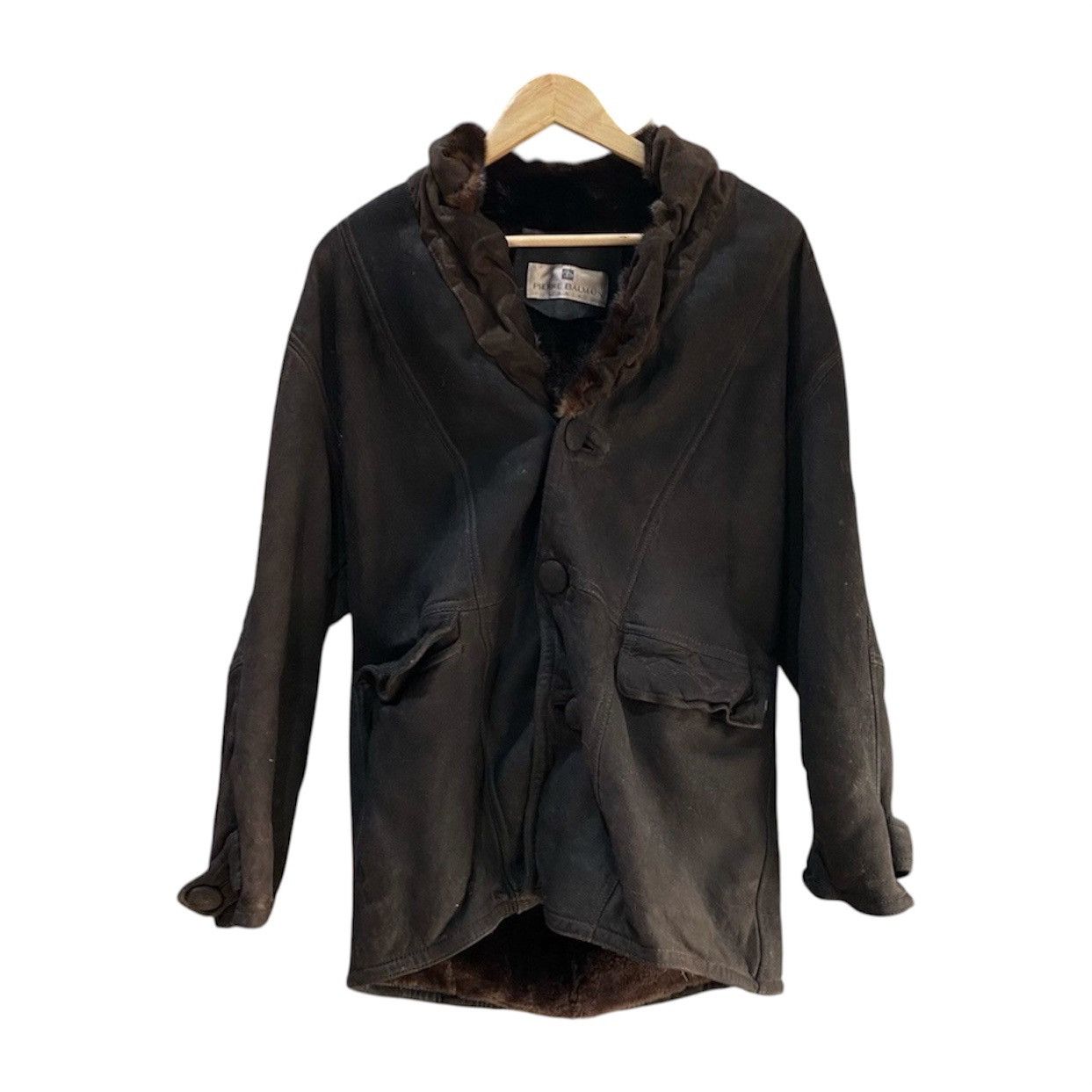 Pierre Balmain Pierre Balmain Vintage Shearling Leather Coat Sheepskin Size US M / EU 48-50 / 2 - 1 Thumbnail