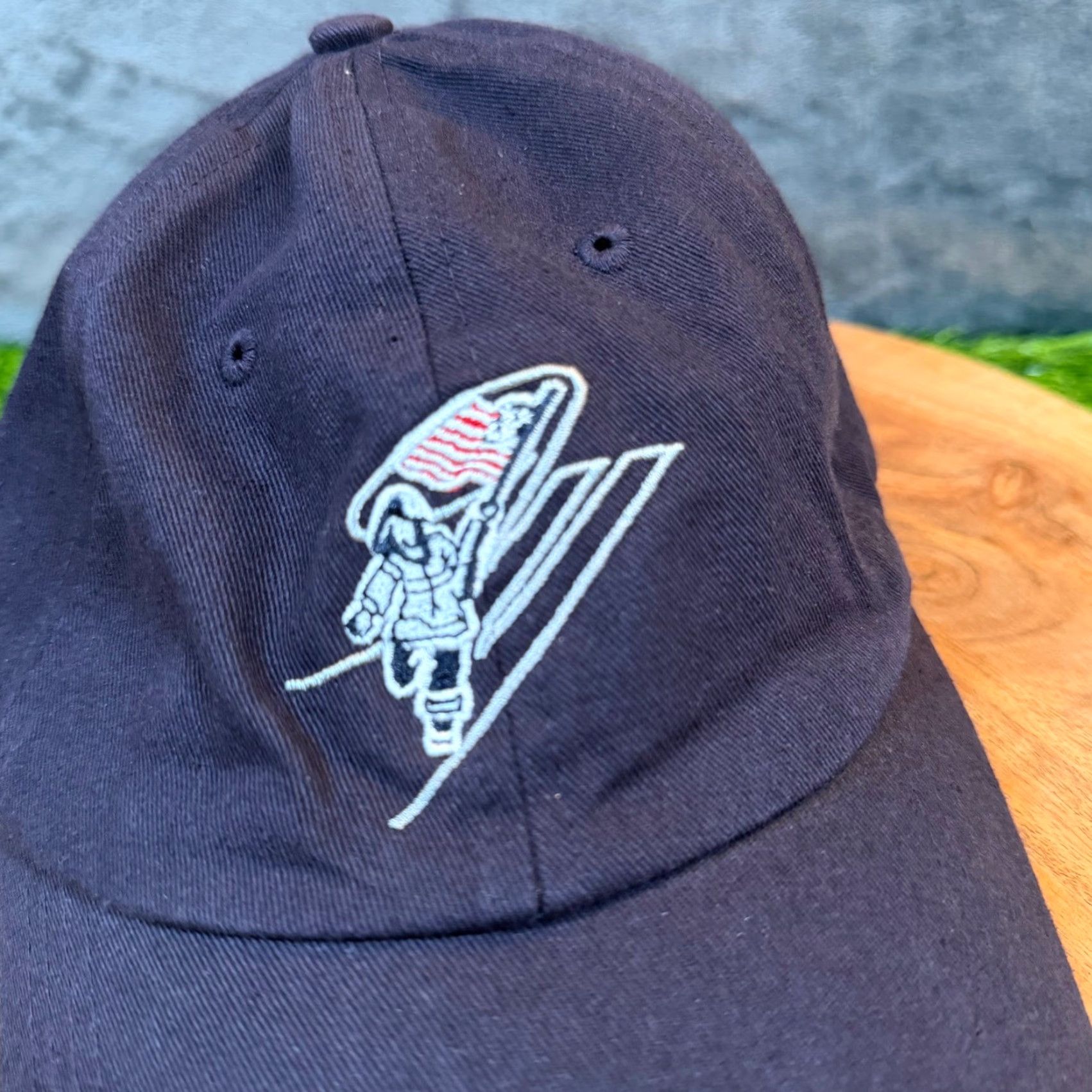Vintage Tunnel to Towers 9/11 Memorial Hat Blue Adjustable Strapback Cap Mens Baseball Cap Navy Blue Cotton Twill Adjustable Breathable Lightweight Hat Size ONE SIZE - 3 Thumbnail