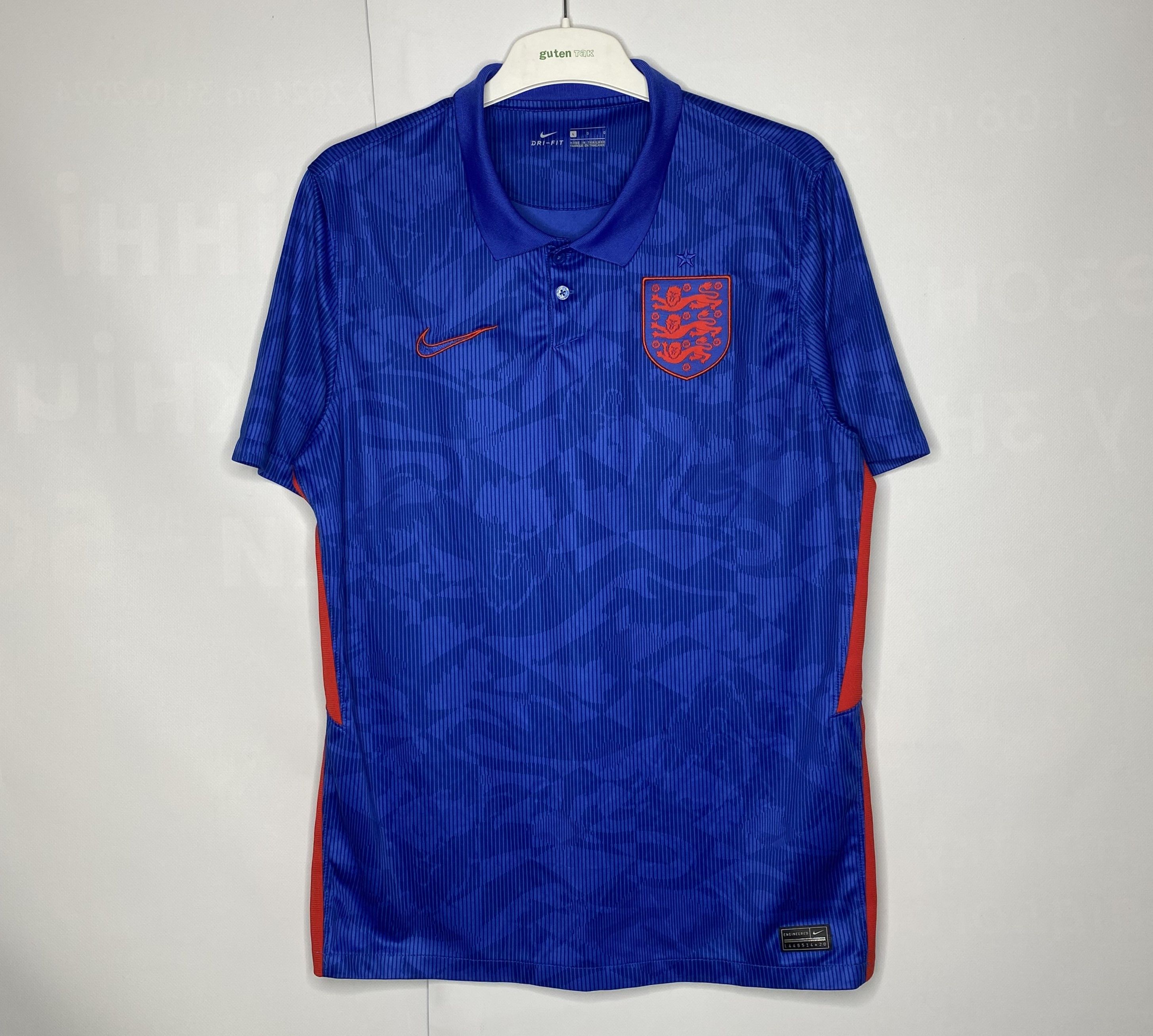 Nike ENGLAND TEAM 2020 2022 AWAY FOOTBALL SHIRT SOCCER JERSEY Size US L / EU 52-54 / 3 - 1 Thumbnail
