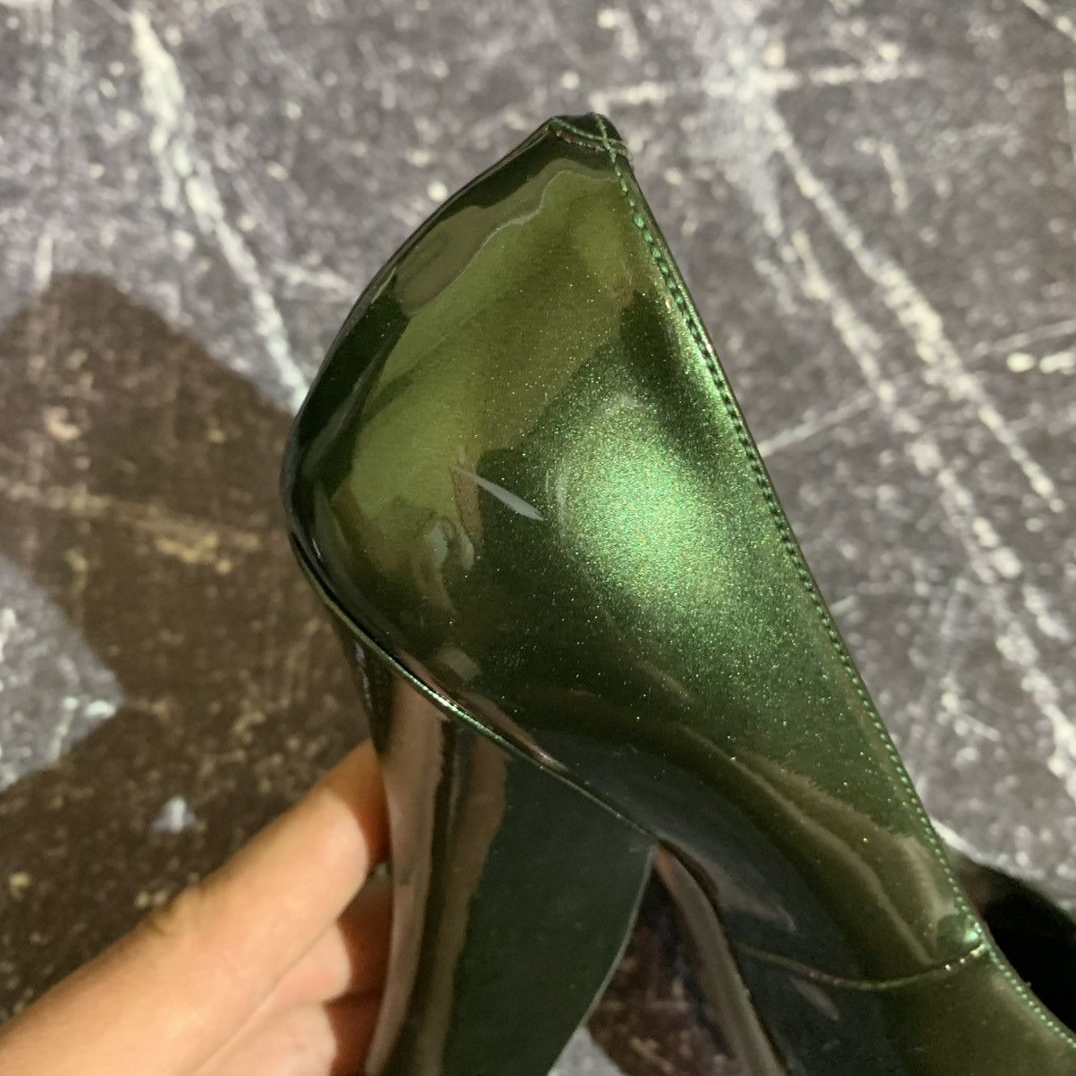 Yves Saint Laurent Yves Saint Laurent Amazing Green Women’s Heels size 35.5 Size US 5.5 / IT 35.5 - 16 Thumbnail