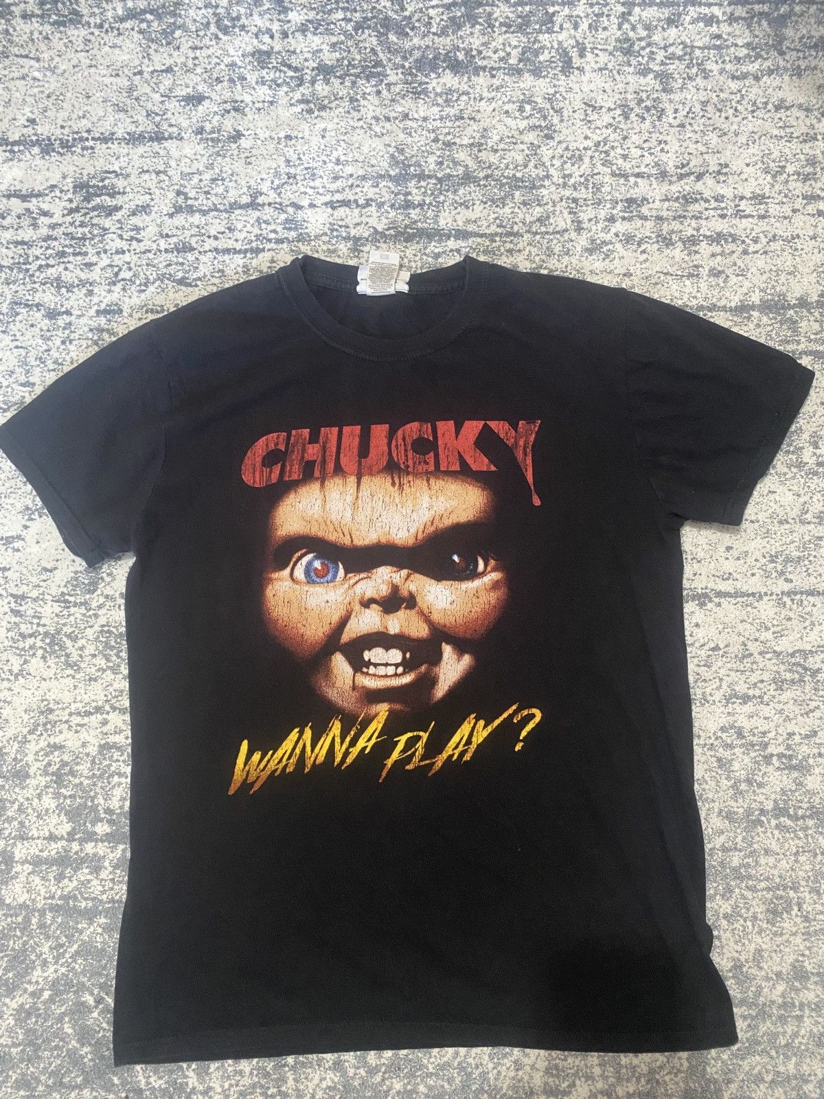 Expert Horror Chucky doll horror wanna play movie tee y2k Size US S / EU 44-46 / 1 - 1 Thumbnail