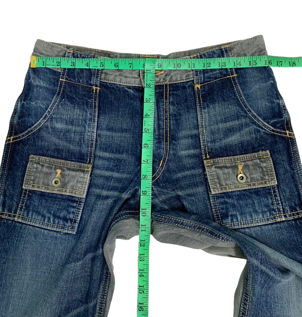 KOJIMA GENES 🔥 Vintage High Rock Kojima Genes Bush Pants Jeans Size US 31 - 13 Thumbnail