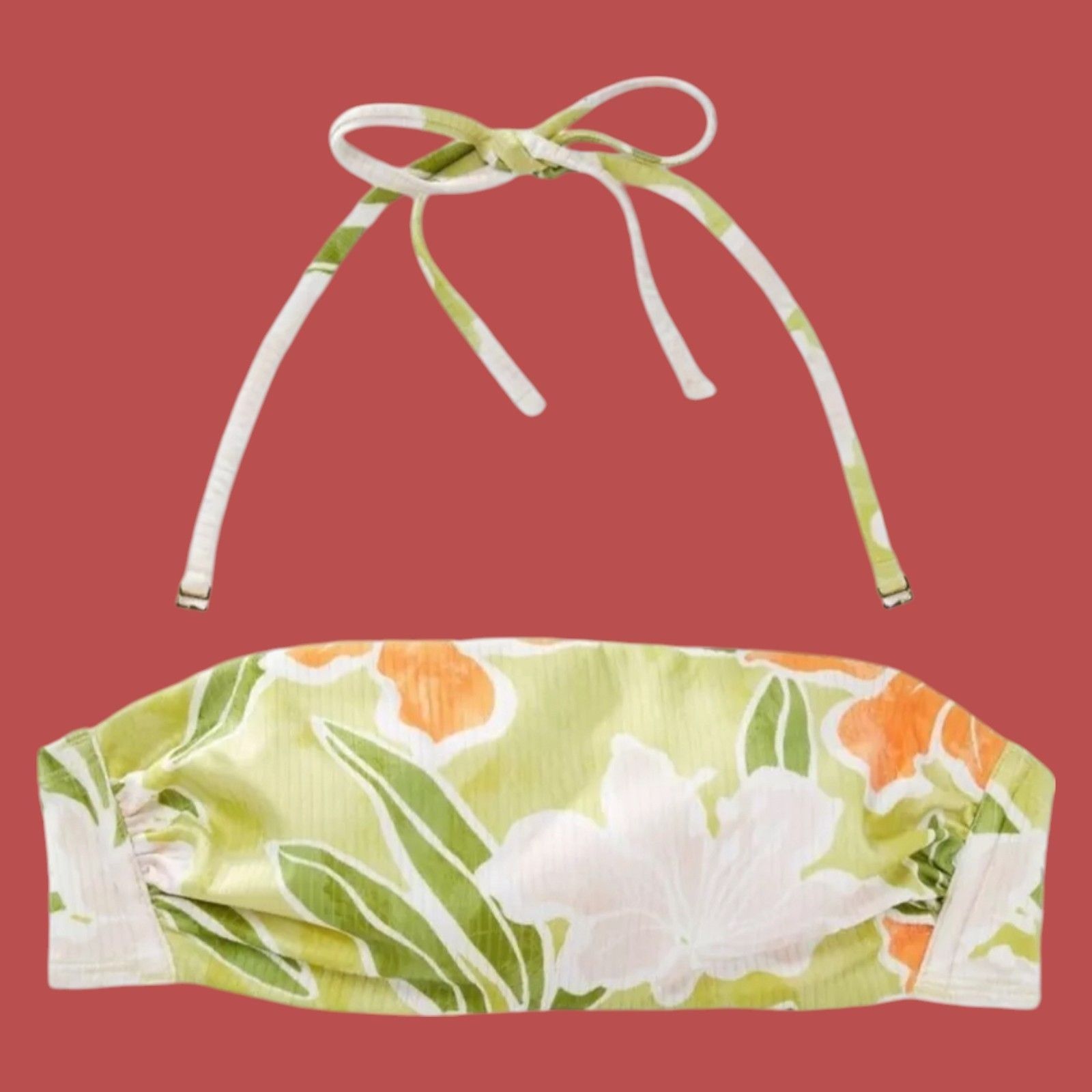 Other Shade & Shore - Women's Ribbed Hidden Underwire Bandeau Biki Size ONE SIZE - 3 Thumbnail