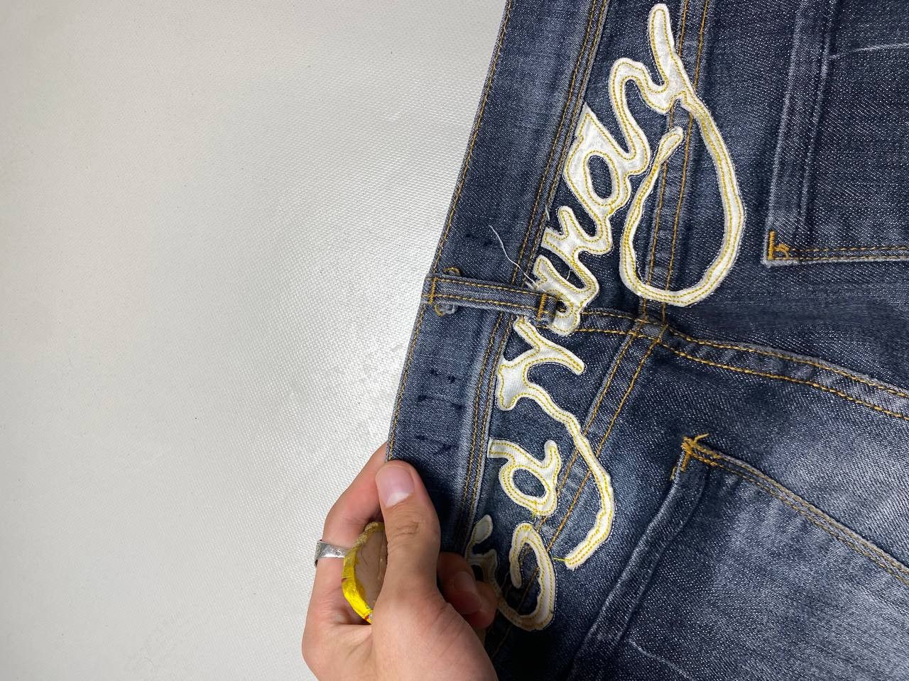 Ed Hardy Vintage Jeans Ed Hardy Yk2 Skinny Size 24" / US 00 / IT 34 - 10 Thumbnail