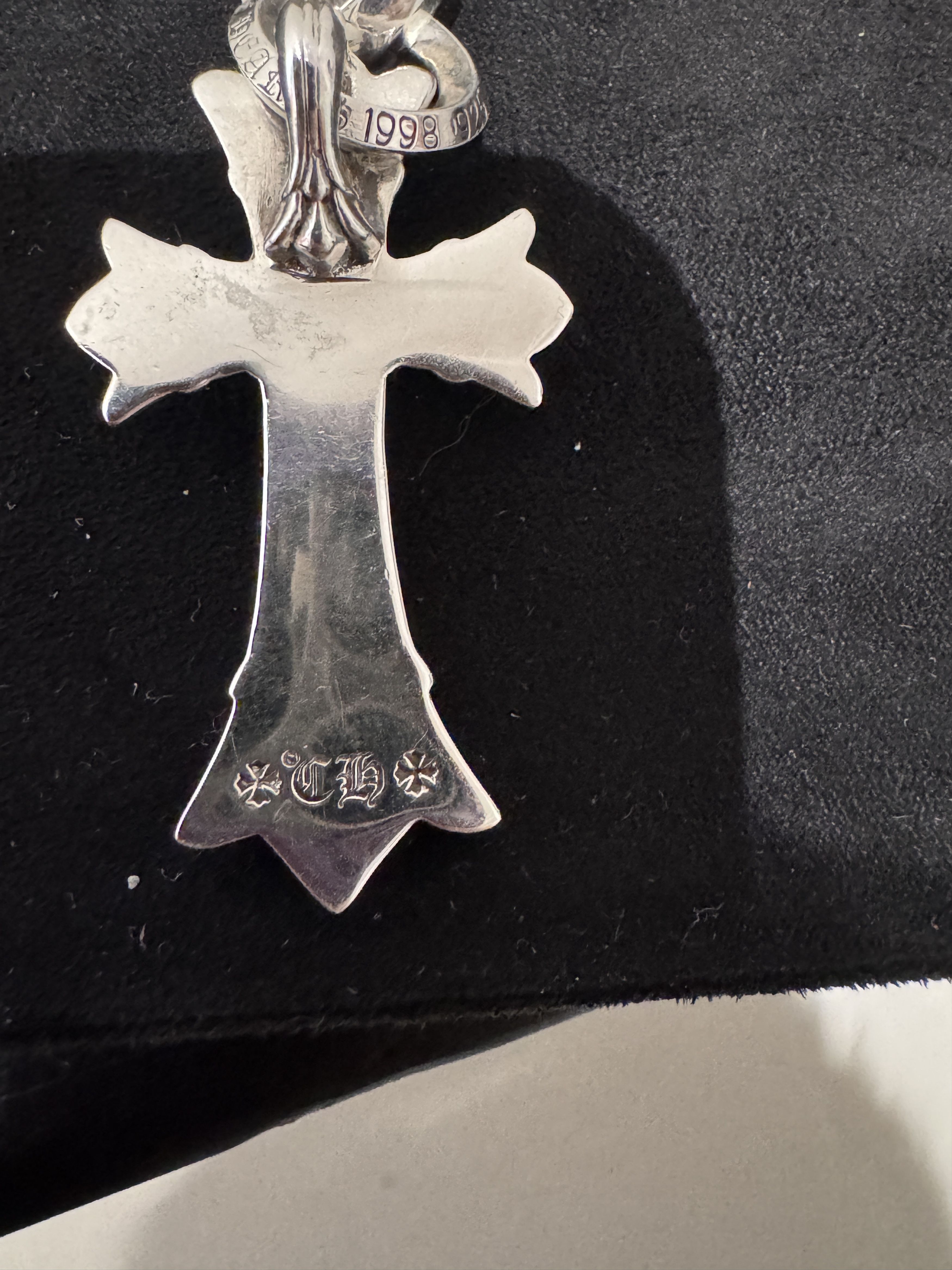 Chrome Hearts Chrome Hearts Silver Double Cross Charm Pendant Size ONE SIZE - 8 Thumbnail